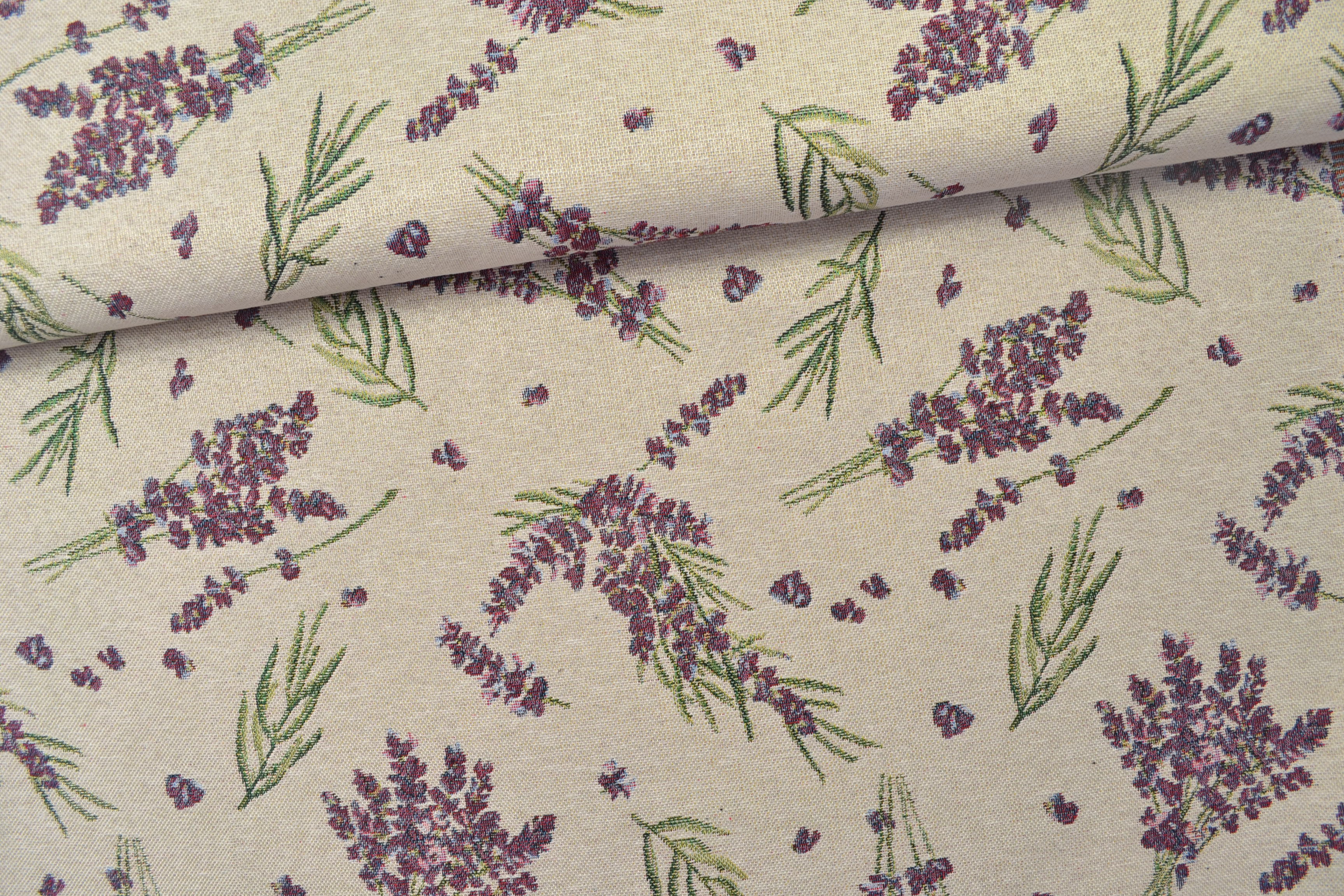 Gobelin Möbelstoff Lavendel