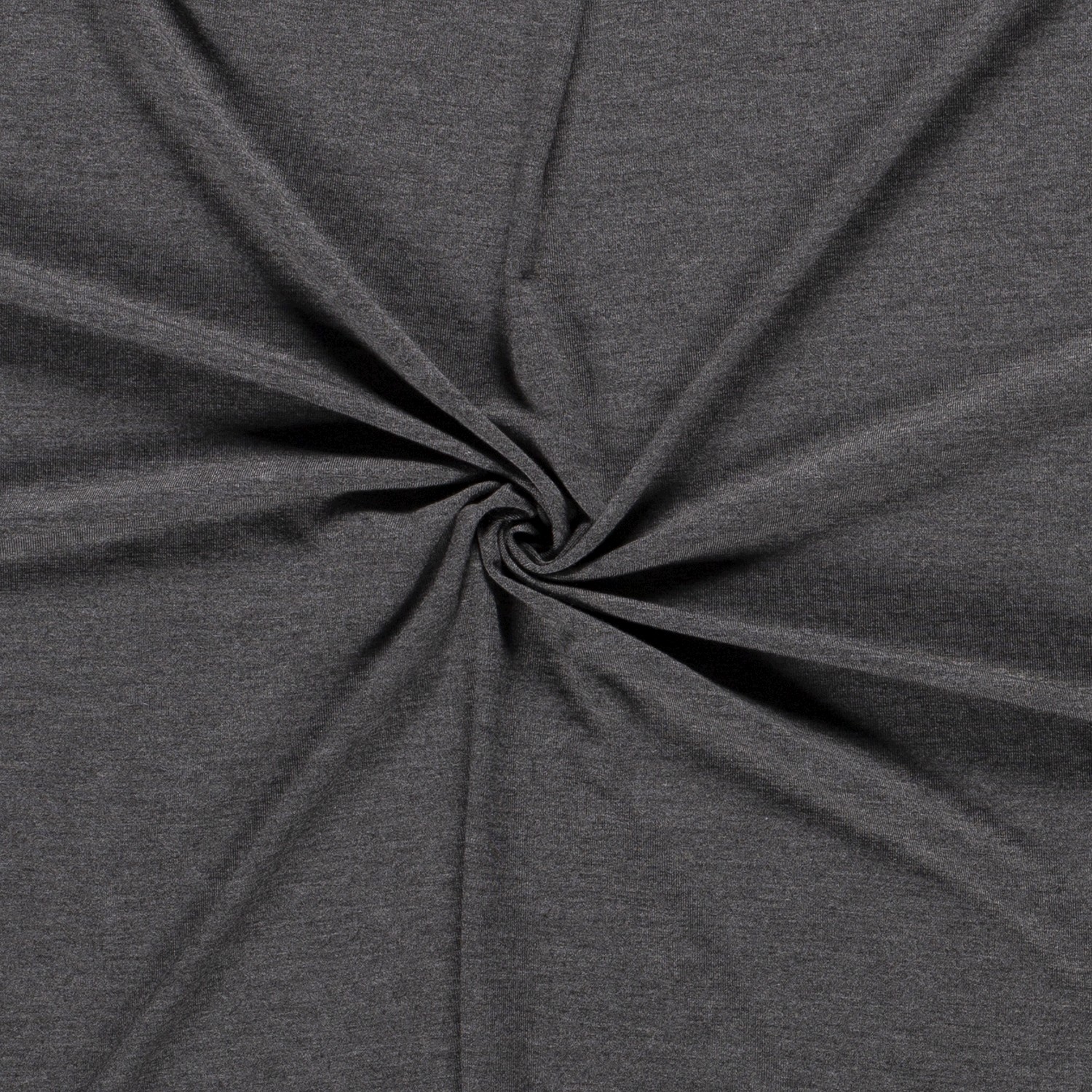 Viscose Jersey melange mittelgrau