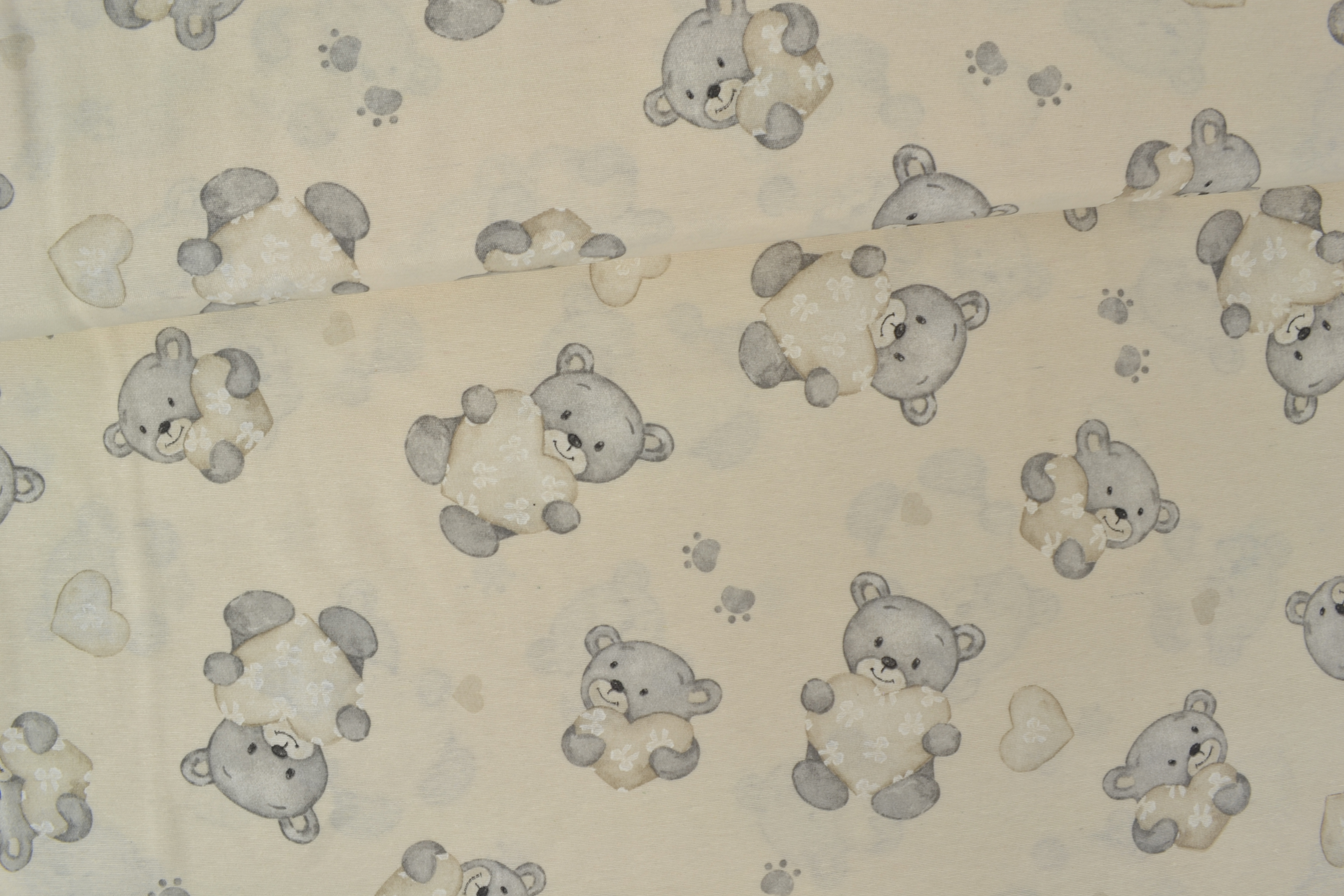 Canvas Deko Stoff Bärchen