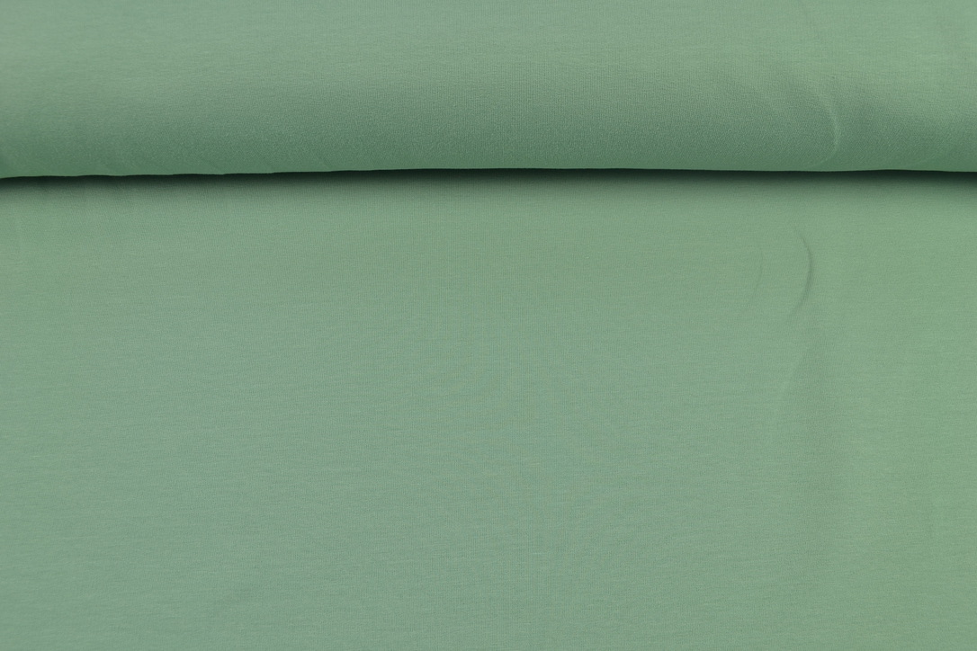 French Terry uni angeraut, mint