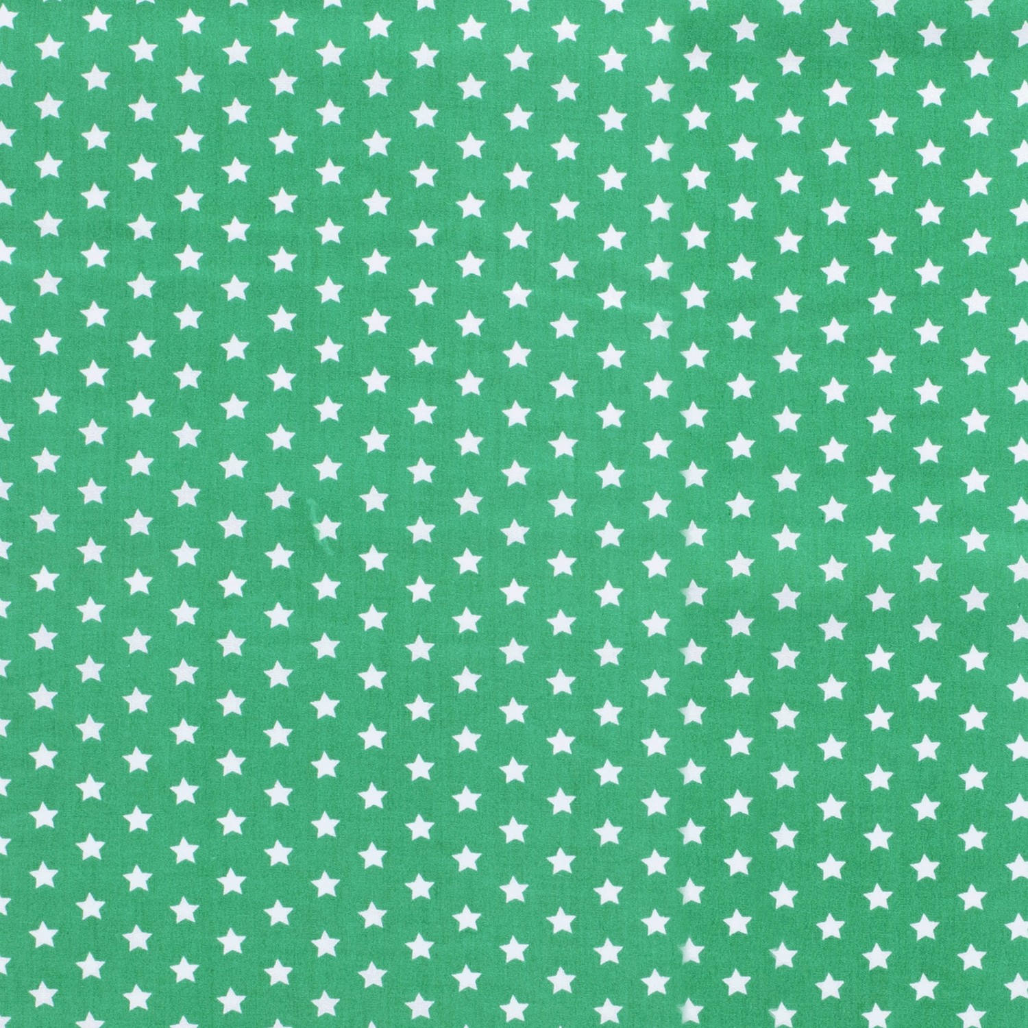 Baumwolle Popeline Stoff Bedruckt Sterne, grün