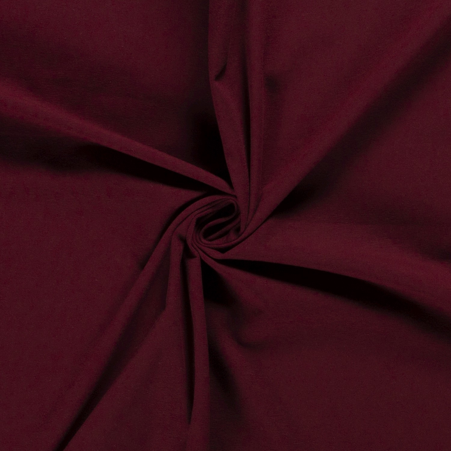 Baumwolljersey uni, bordeaux