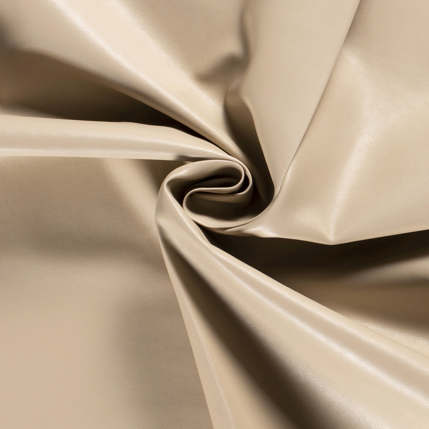 Lederimitat uni beige