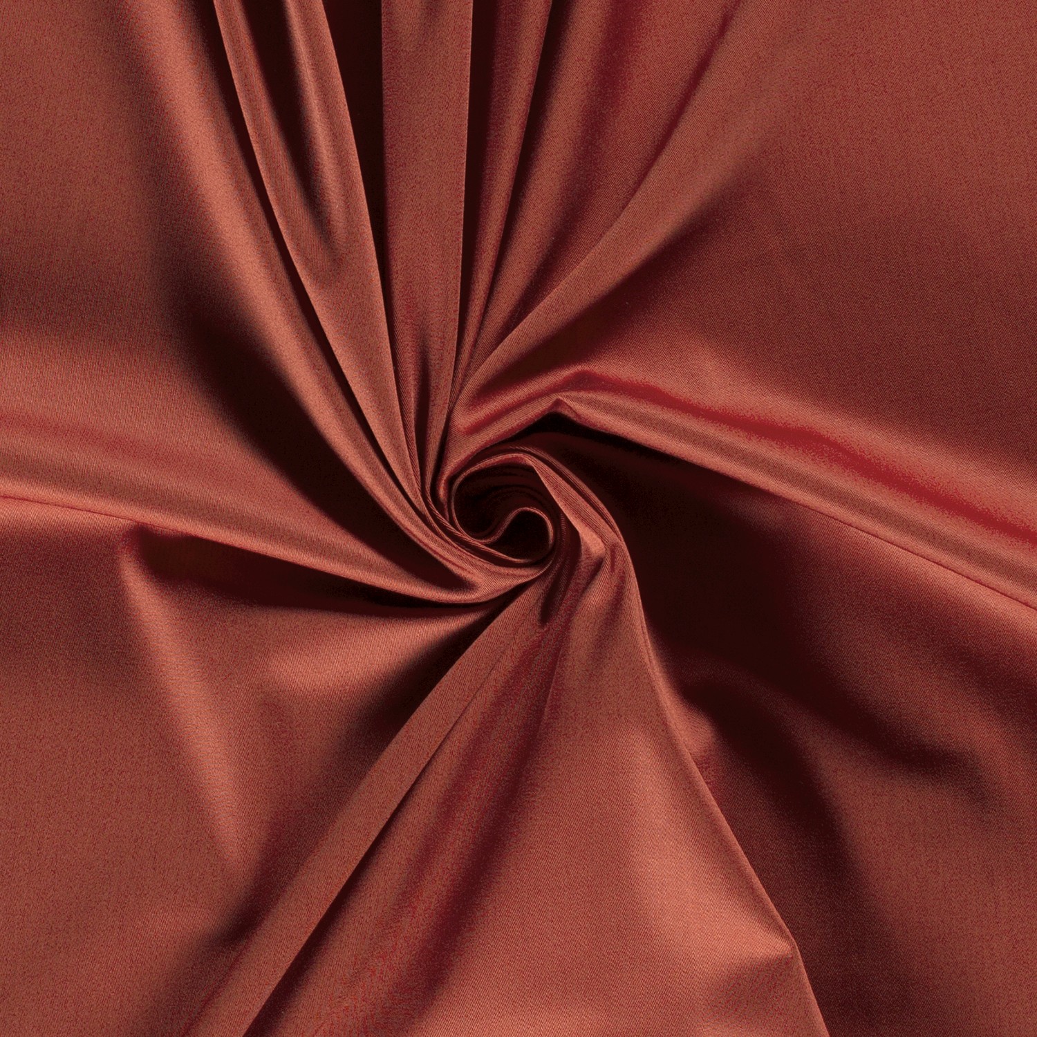 Twill Stretch vorgewaschen uni brique