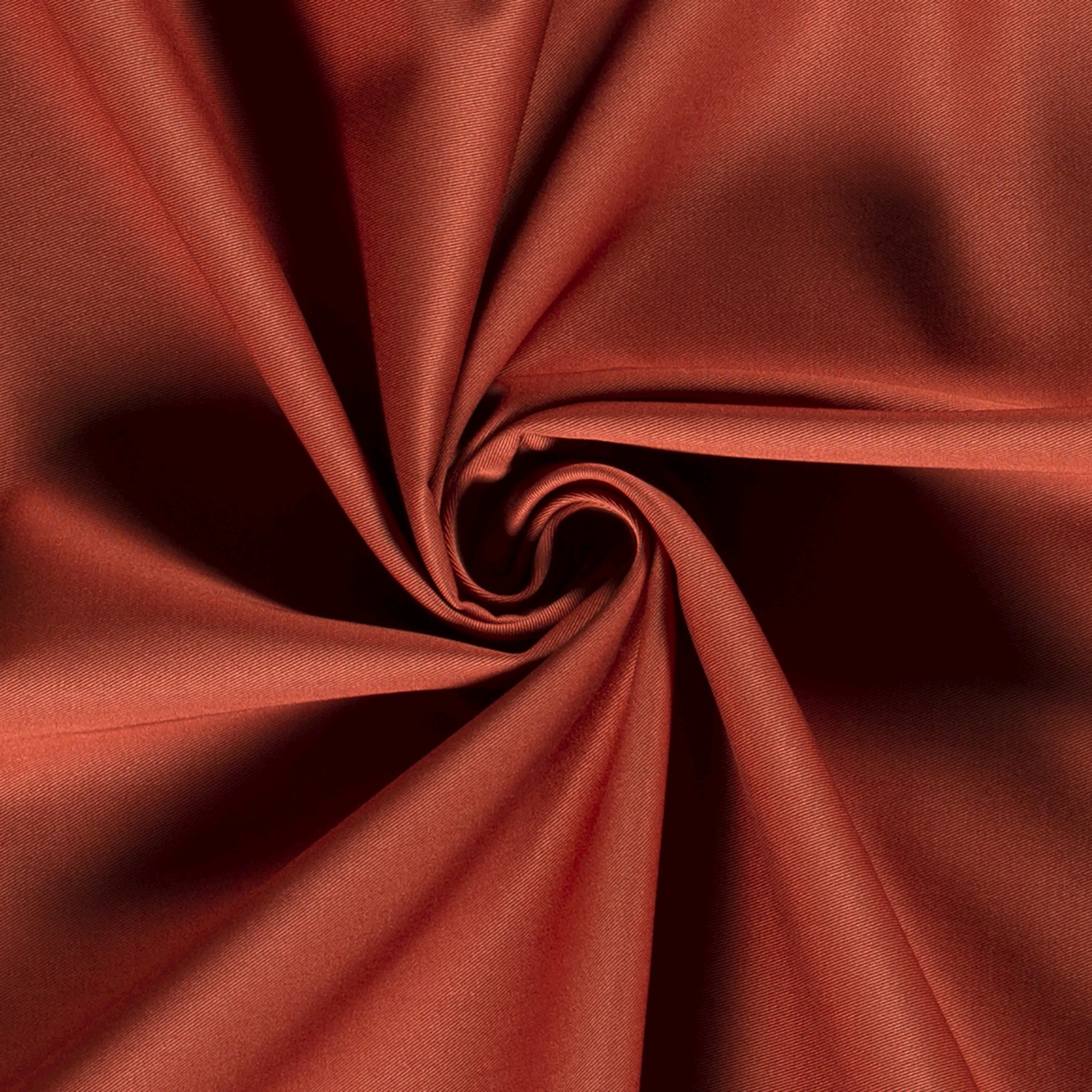 Twill vorgewaschen uni brique