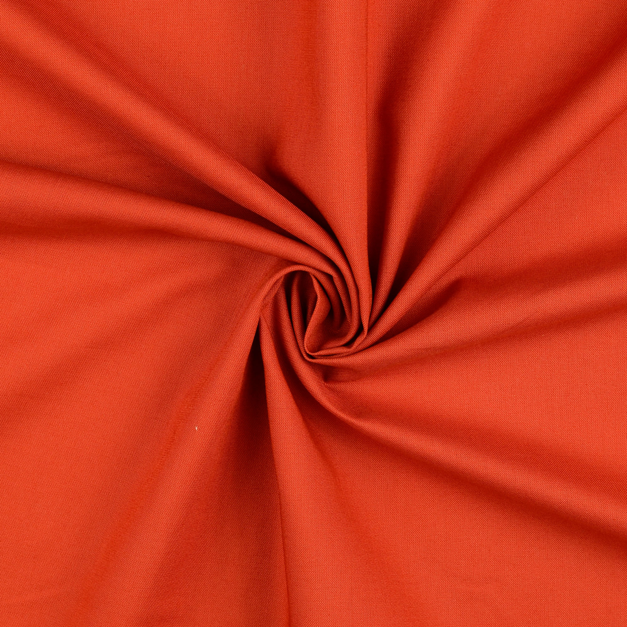 Baumwollstoff, Fahnentuch, dunkelterra