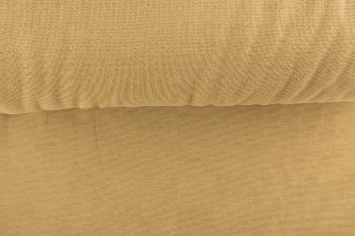 Bündchenstoff glatt, camel