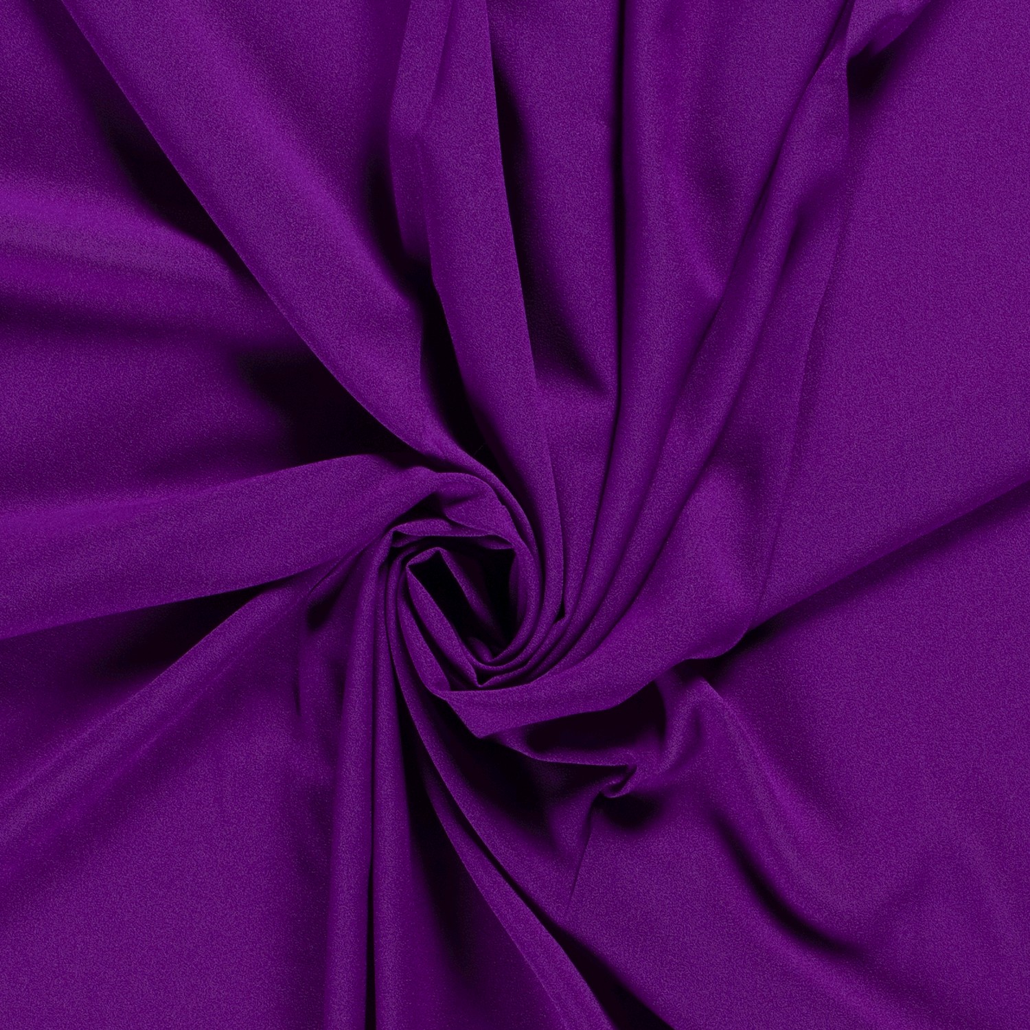 Crêpe Georgette uni aubergine