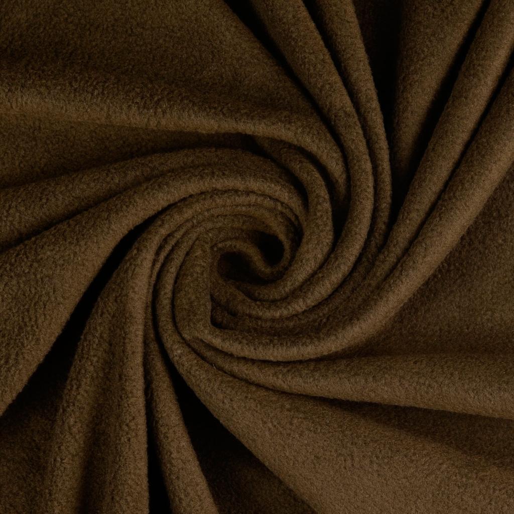 Polar Fleece anti pilling uni, dunkelbraun
