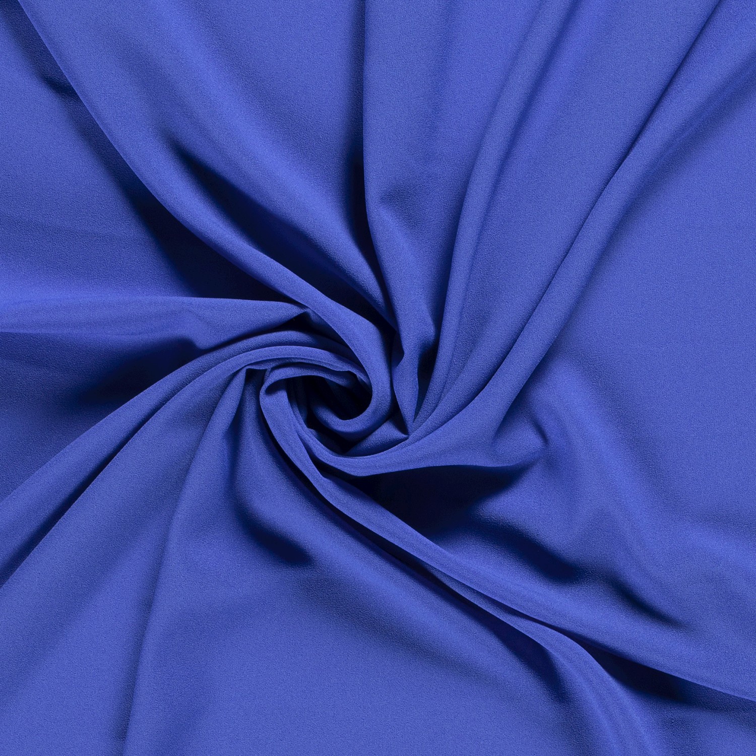 Crêpe Georgette uni kobaltblau