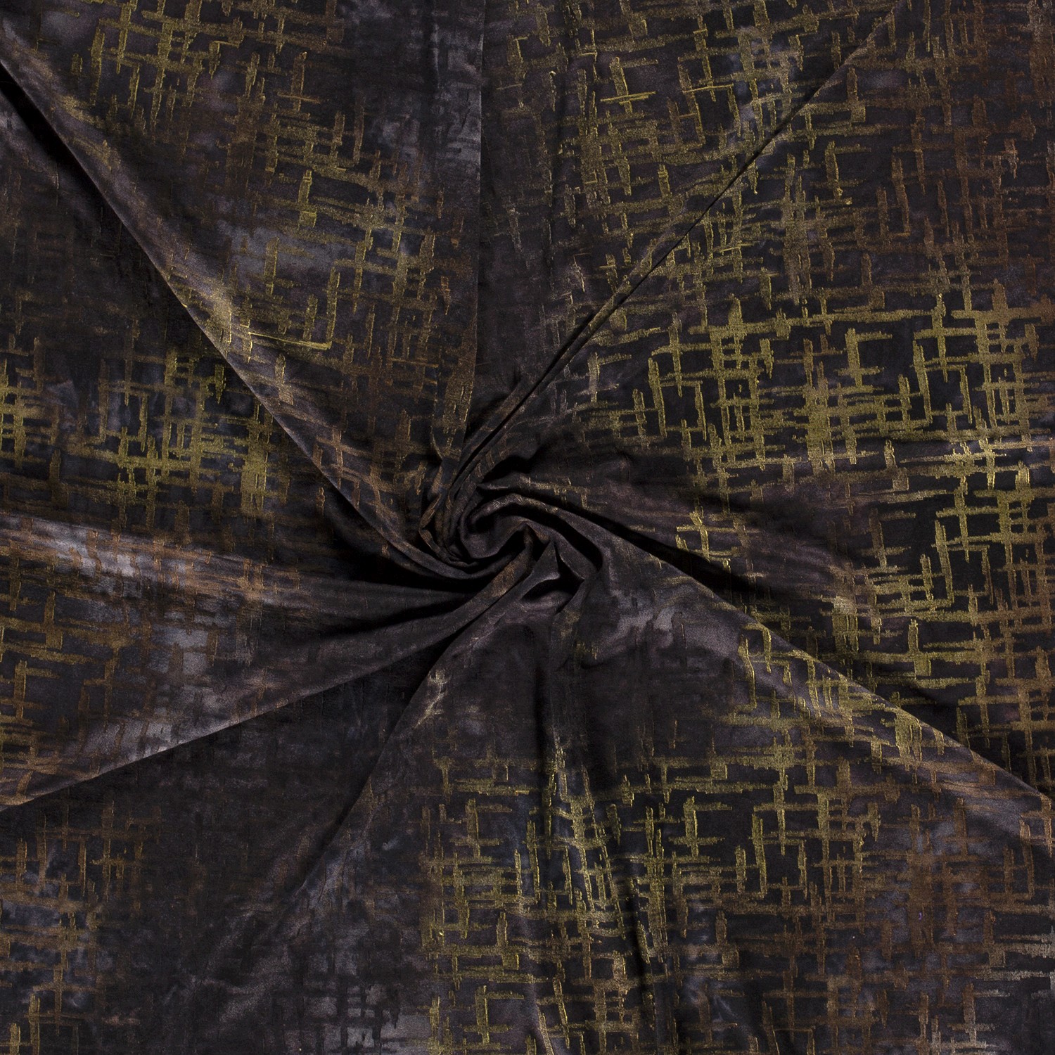 Strickstoff gebürstet uni olivgrün