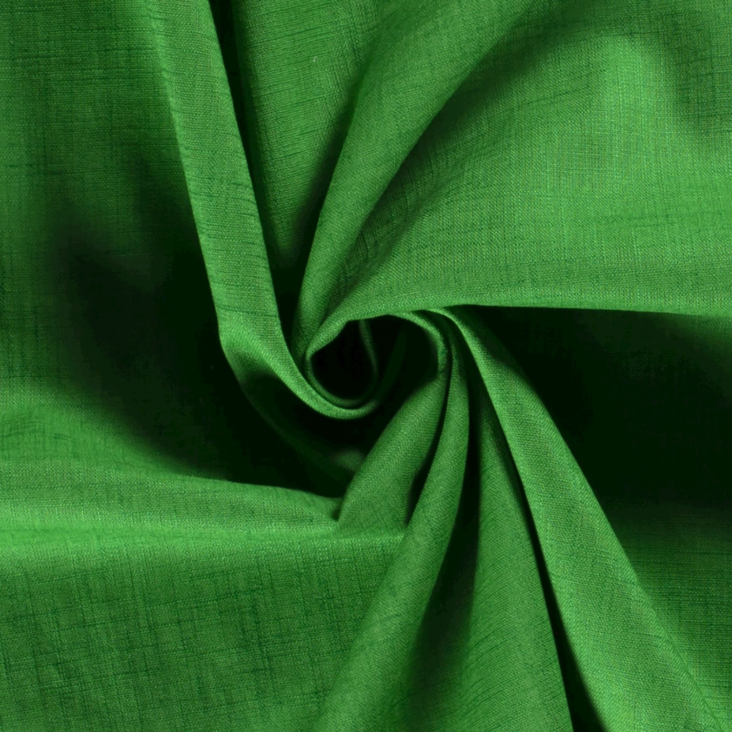 Ramie leinen uni grün