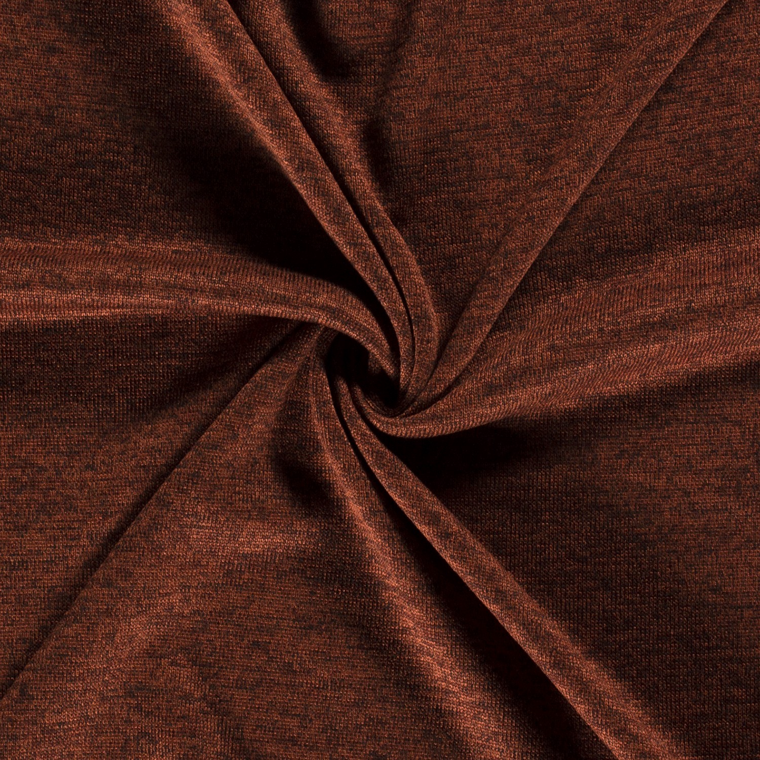 Jogging Stoff gebürstet uni brique