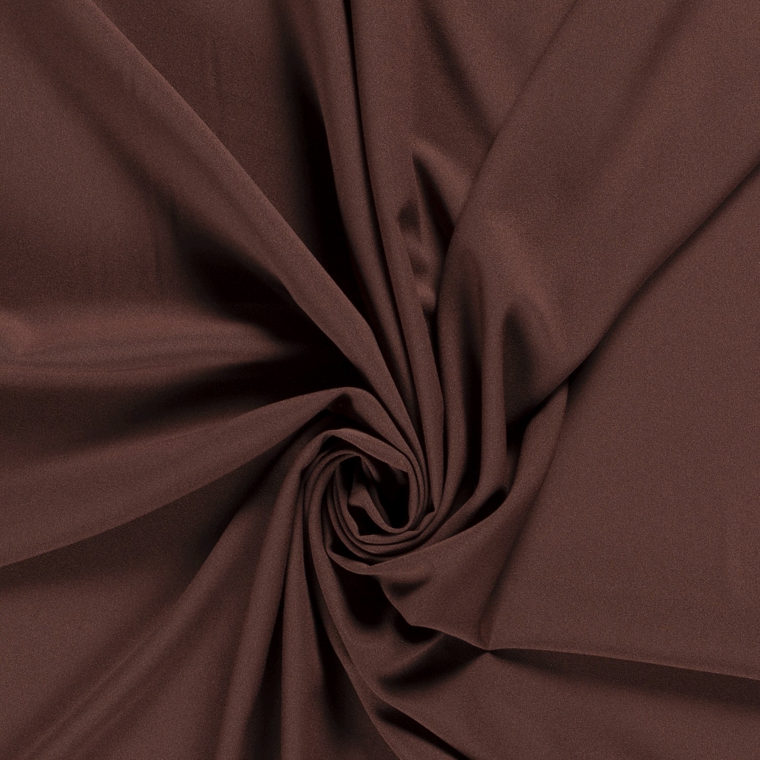 Crêpe Georgette uni braun