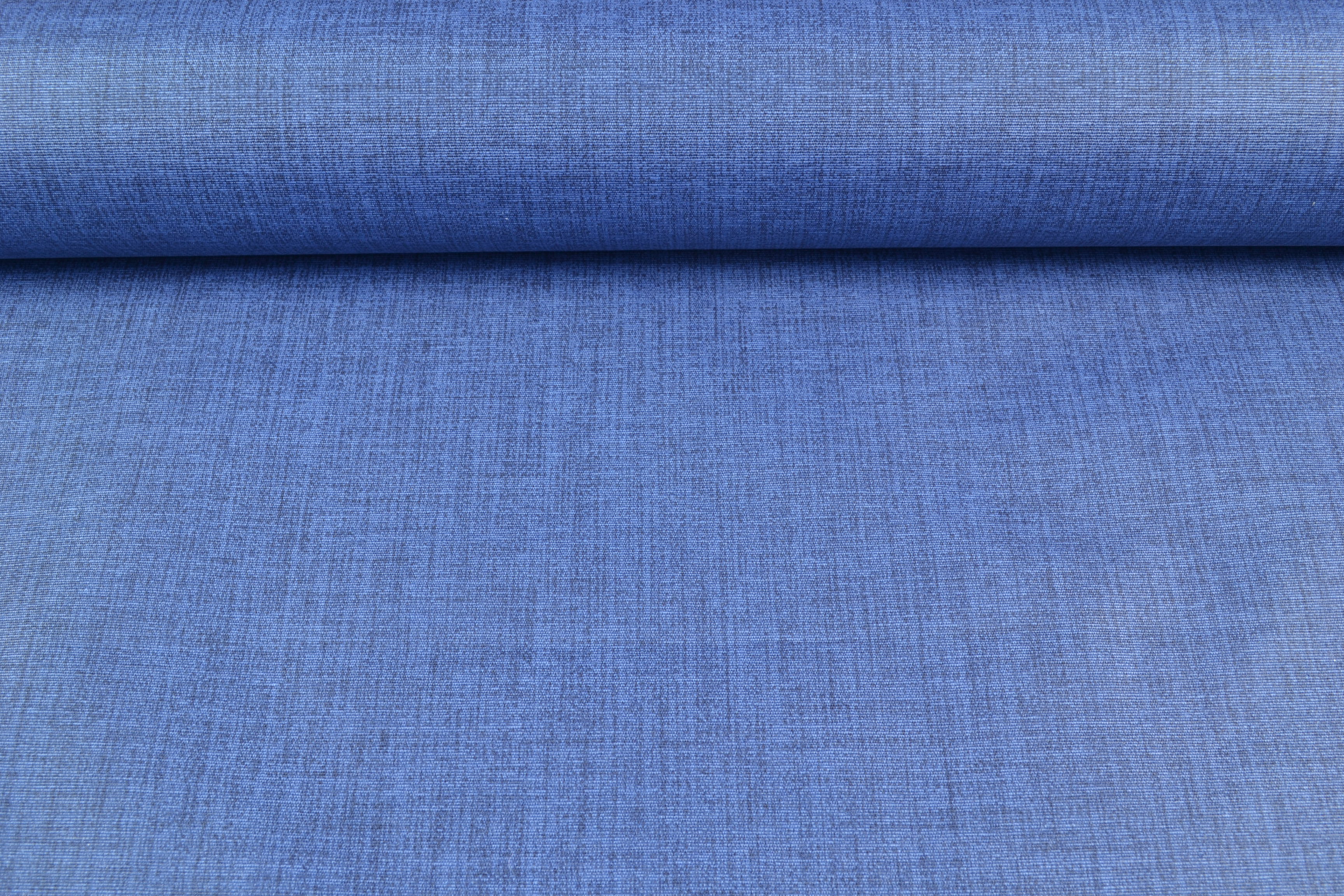 Baumwollstoff beschichtet uni, blau