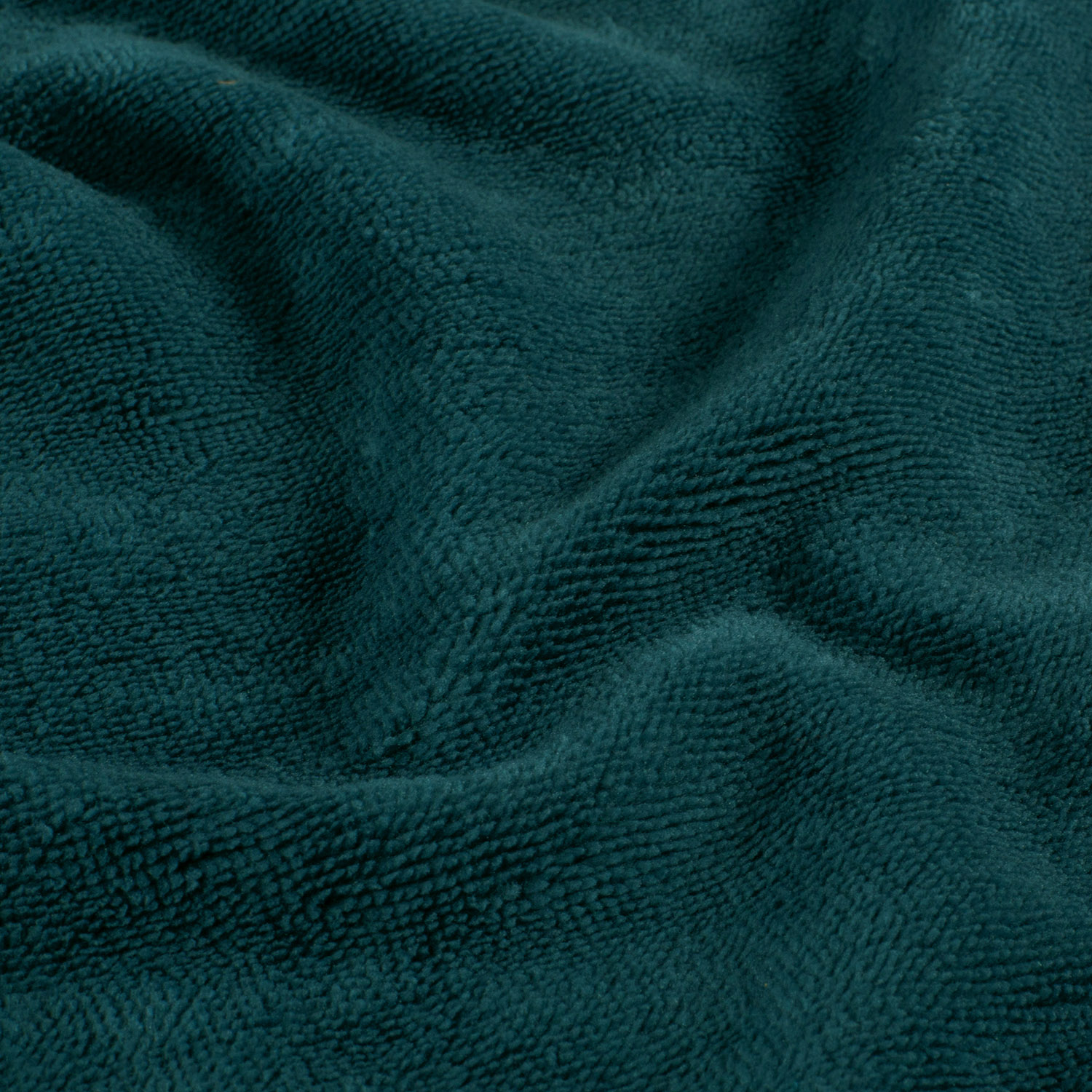 Bambus Fleece uni petrol