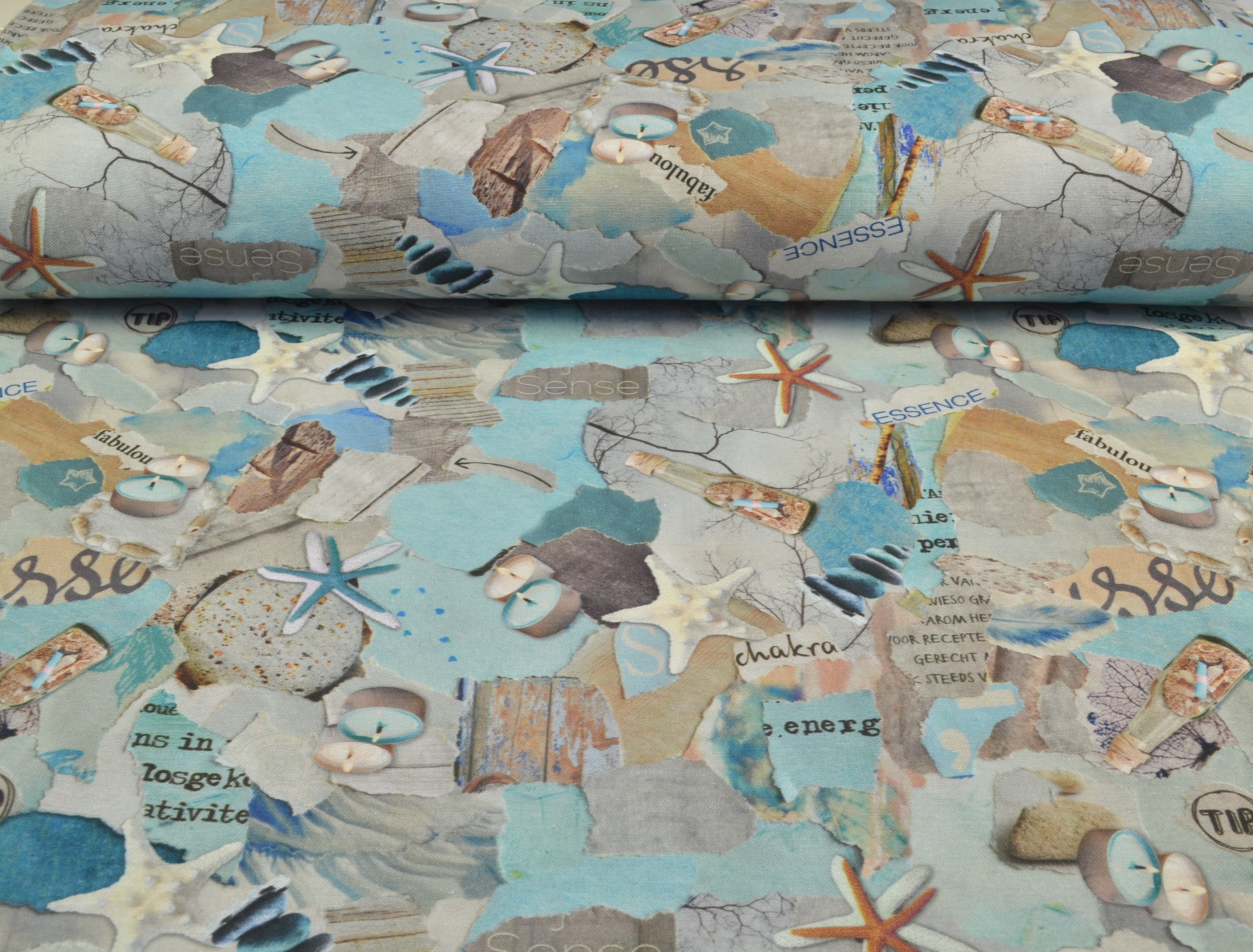 Canvas Deko Stoff Digitaldruck Sense