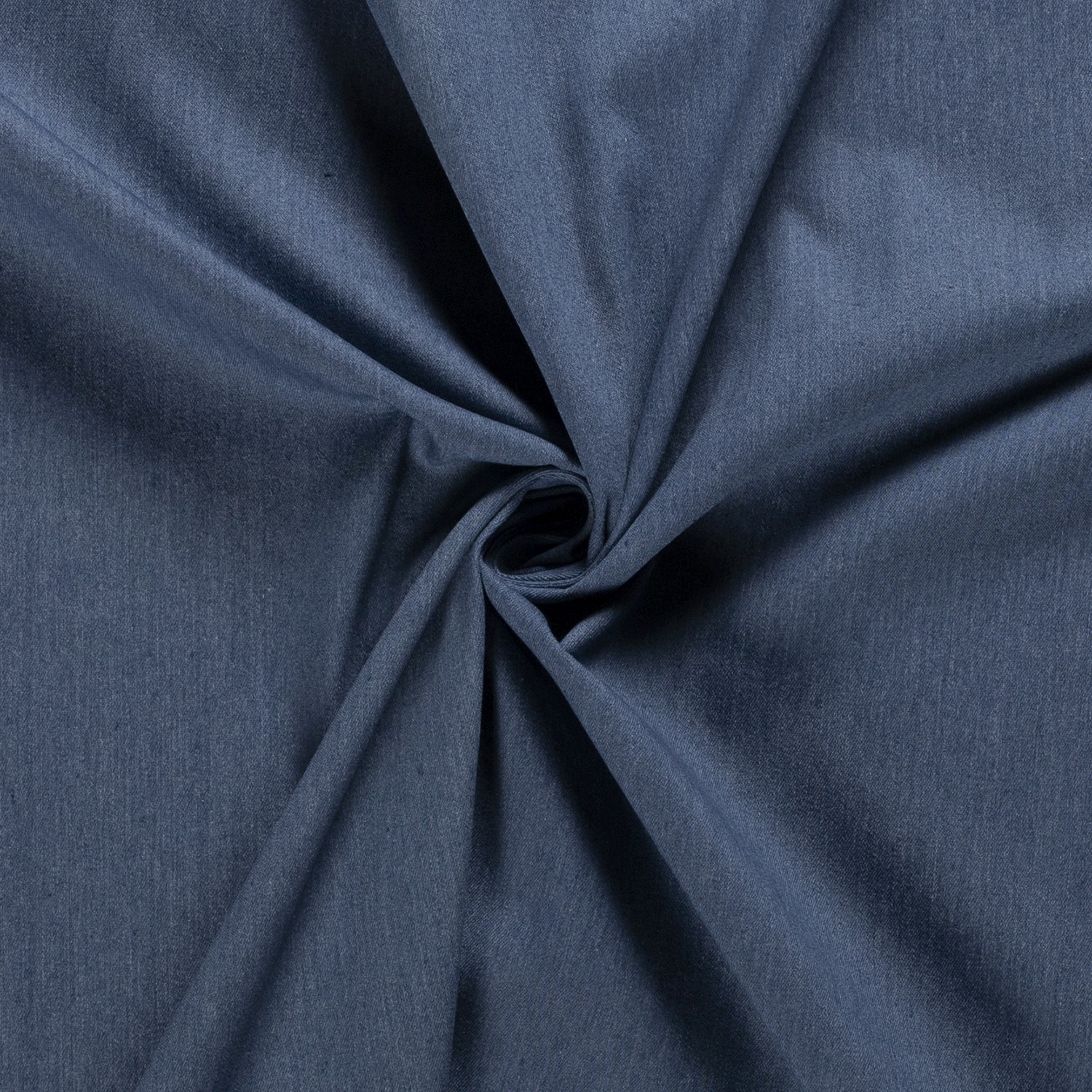 Jeansstoff vorgewaschen uni indigo