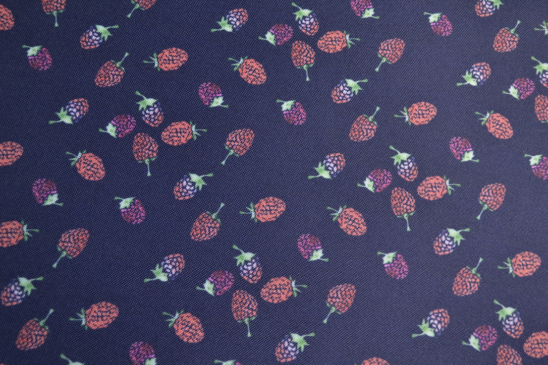 Polyester Outdoorstoff Himbeeren