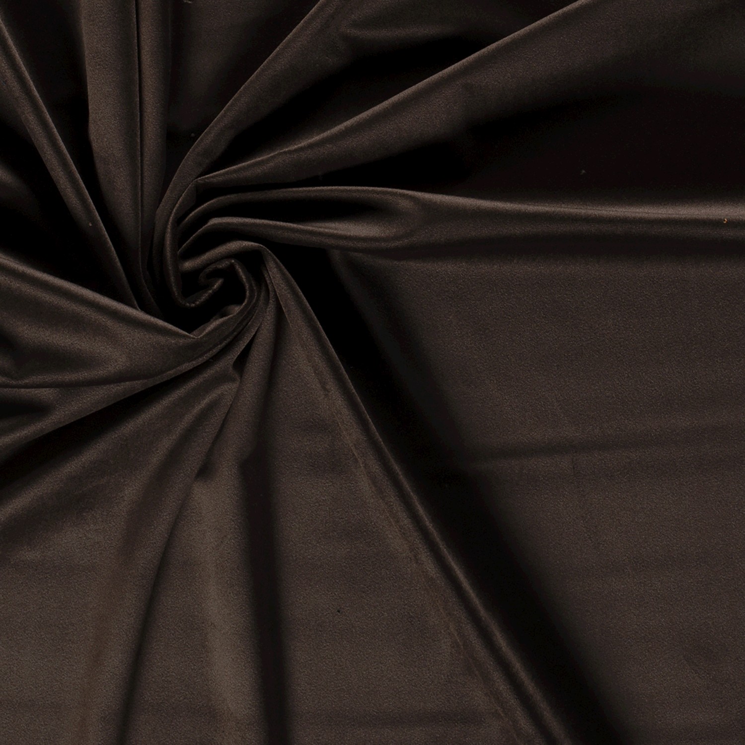 Samt uni dunkelbraun