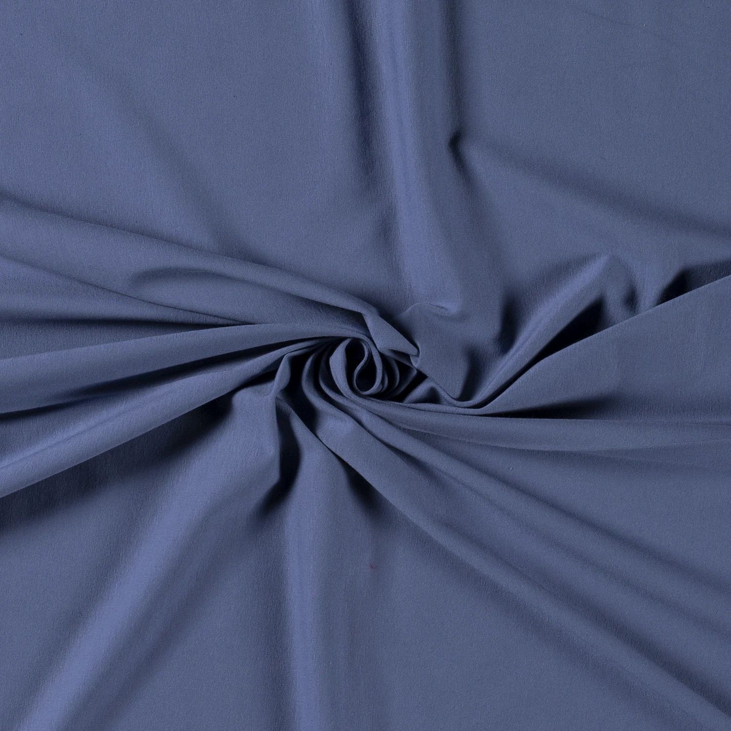 Baumwolljersey uni, jeansblau