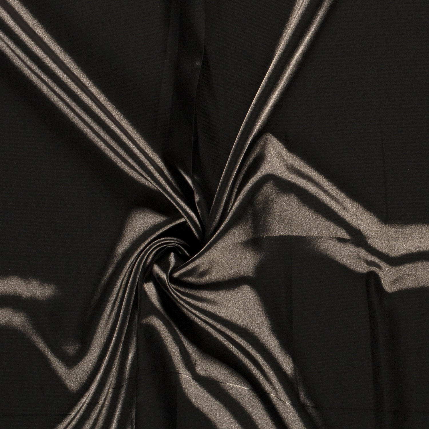 Satin Stretch uni dunkelbraun