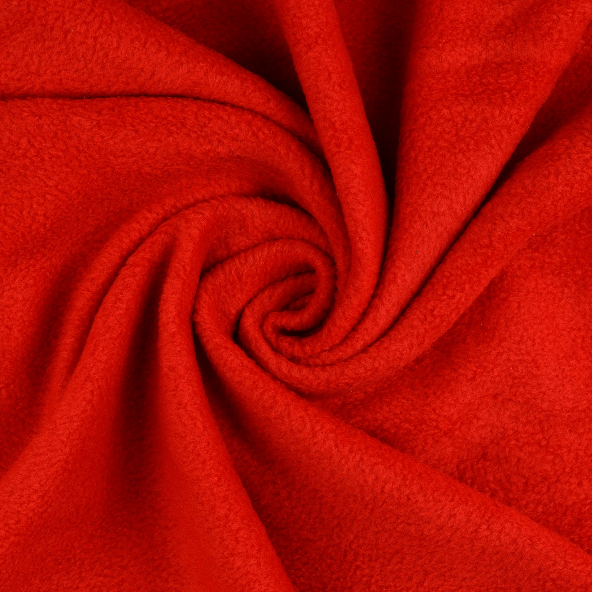 Polar Fleece anti pilling uni, hochrot