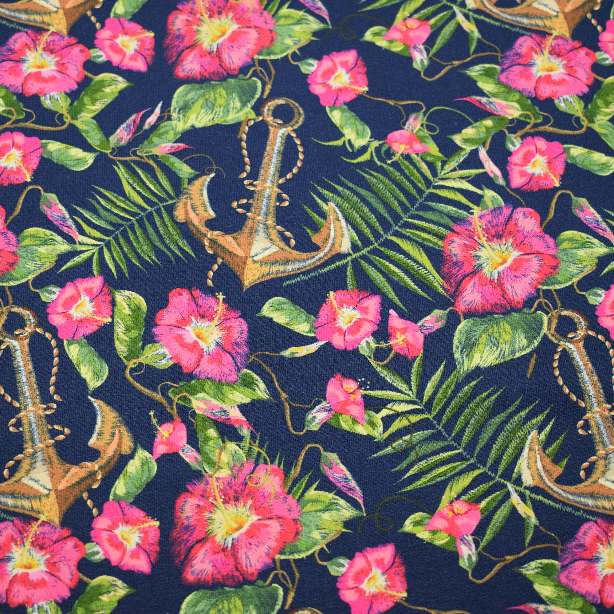 Baumwolljersey bedruckt katinoh, Fernweh