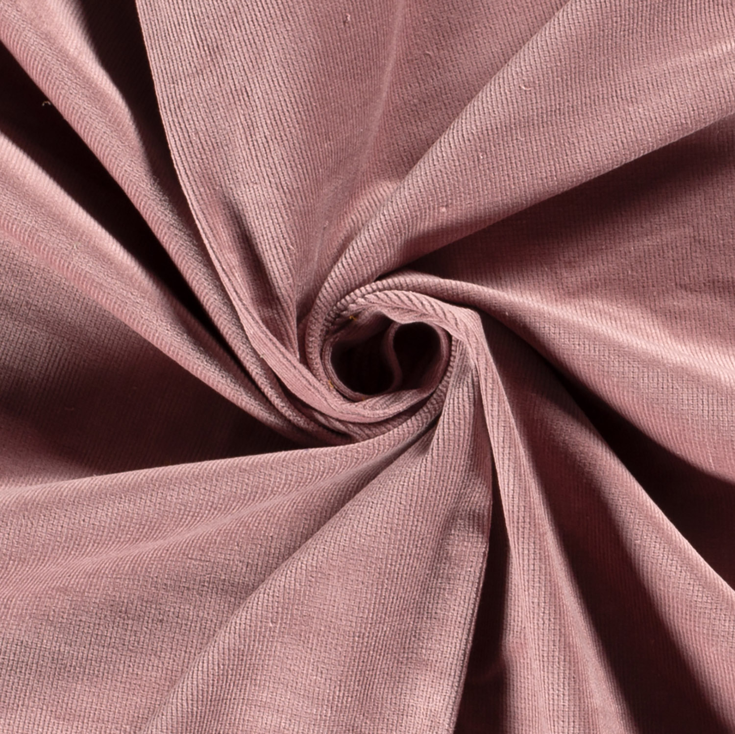 Nadelcord Stretch 16w Stoff Uni Hell Mauve