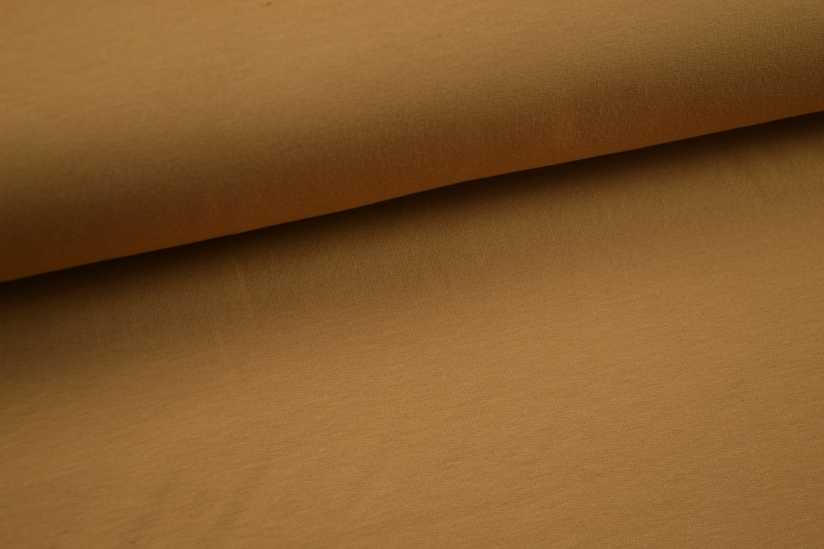 French Terry uni angeraut, ocker