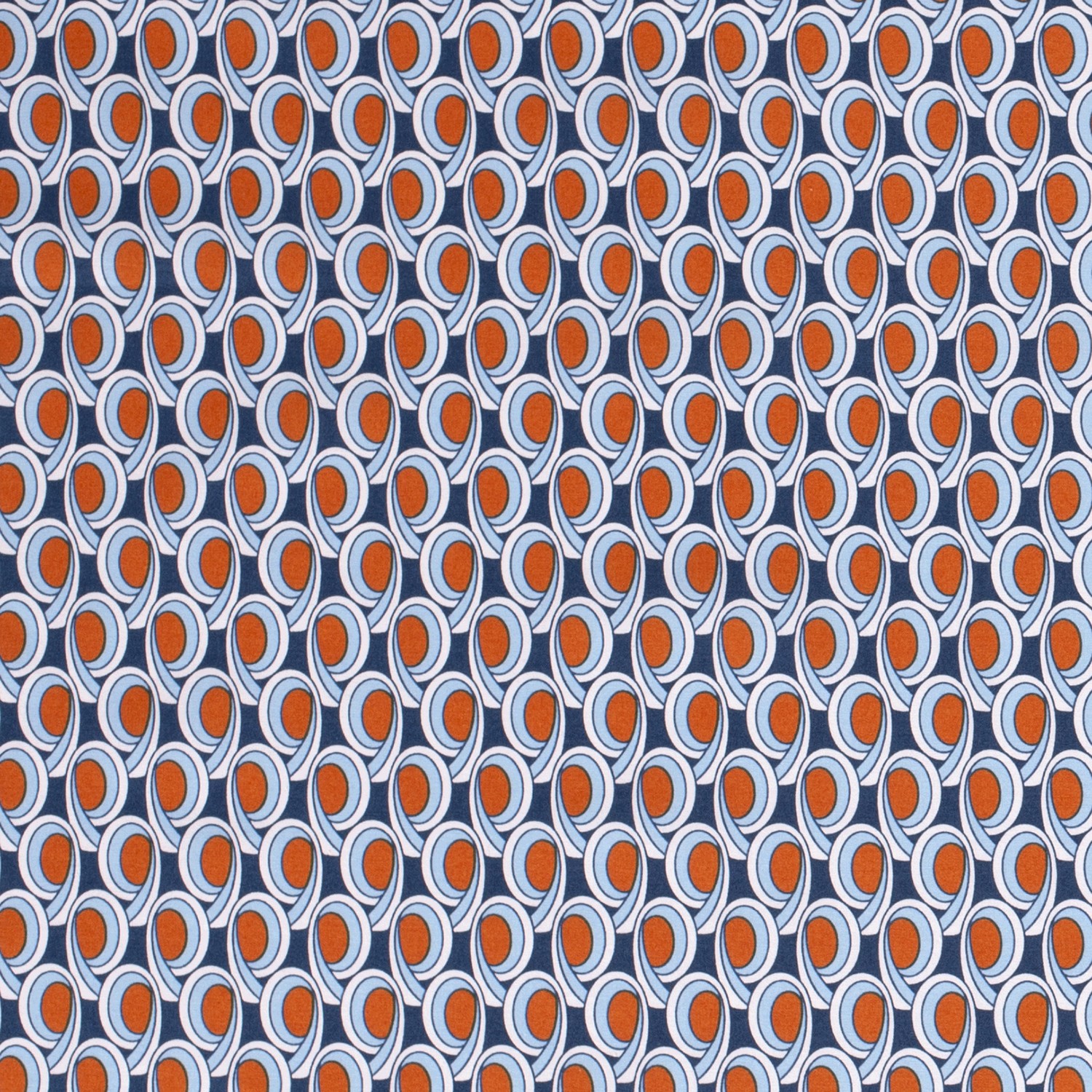 Baumwollstoff Popeline Batik, marine