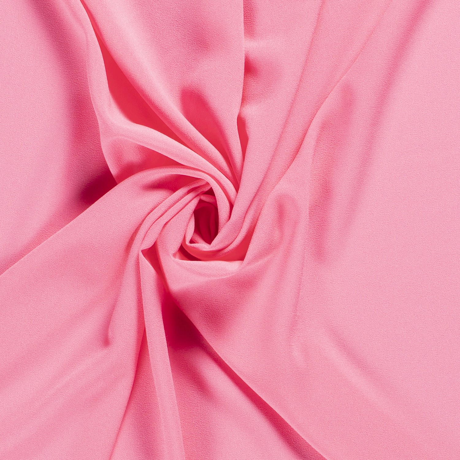 Crêpe Georgette uni dunkelpink