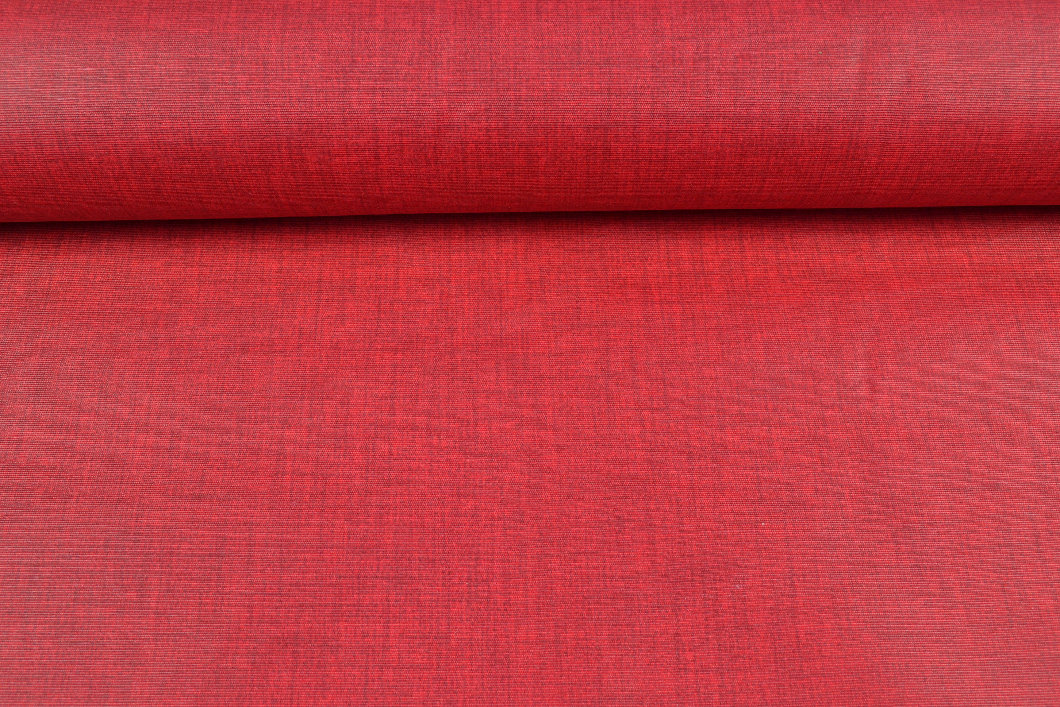 Baumwollstoff beschichtet uni, rot