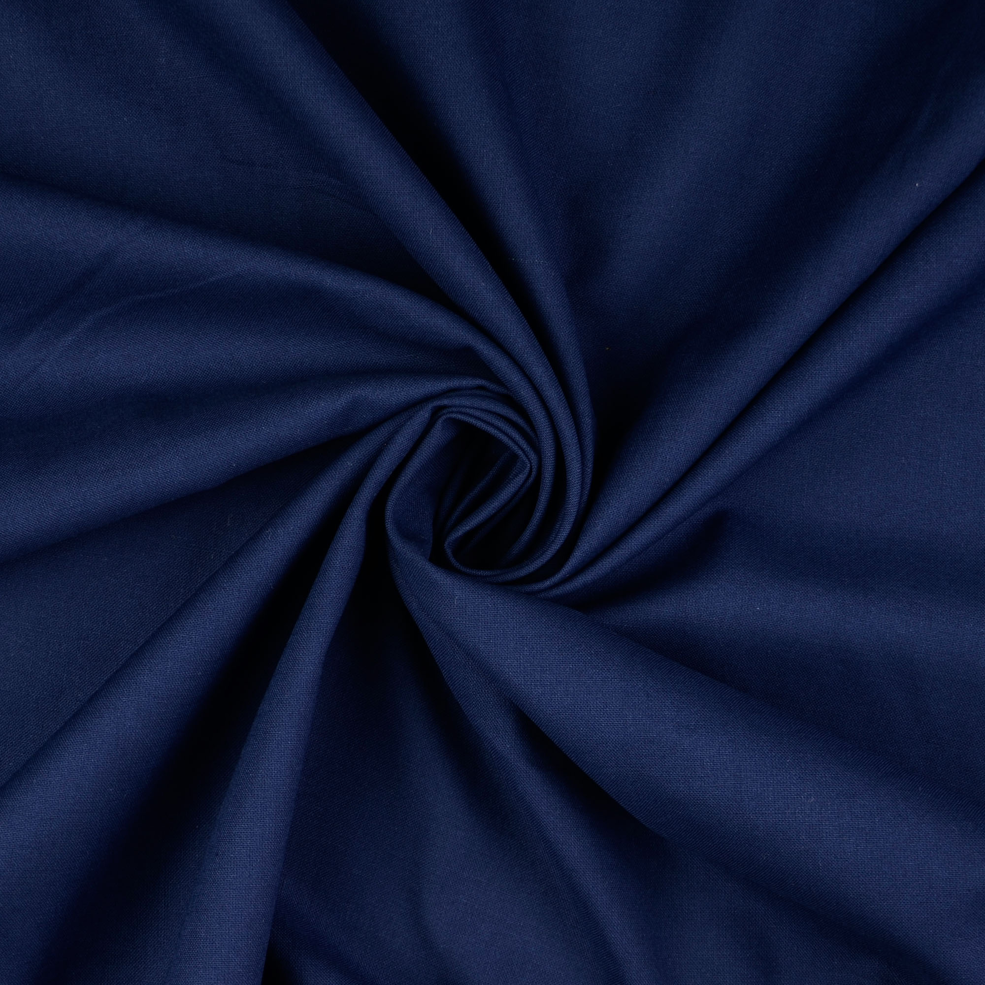 Baumwoll-Cretonne uni, marine/dunkelblau