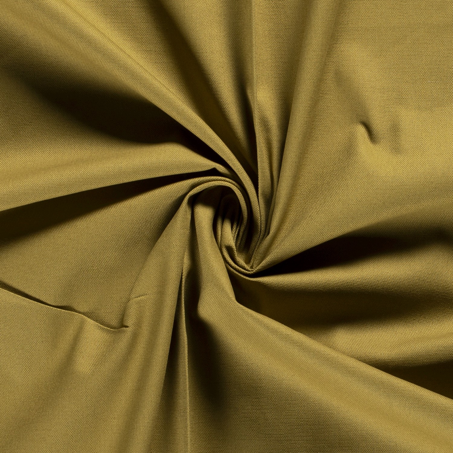 Dekostoff Canvas Stoff uni olivgrün