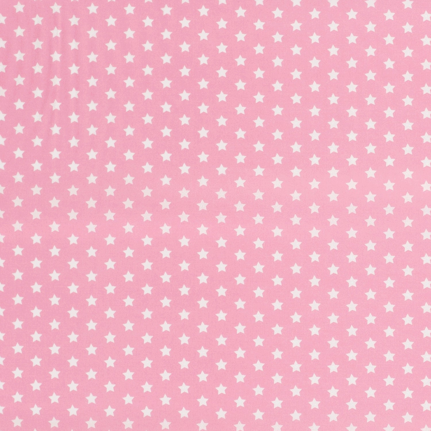 Baumwolle Popeline Stoff Bedruckt Sterne, helles pink
