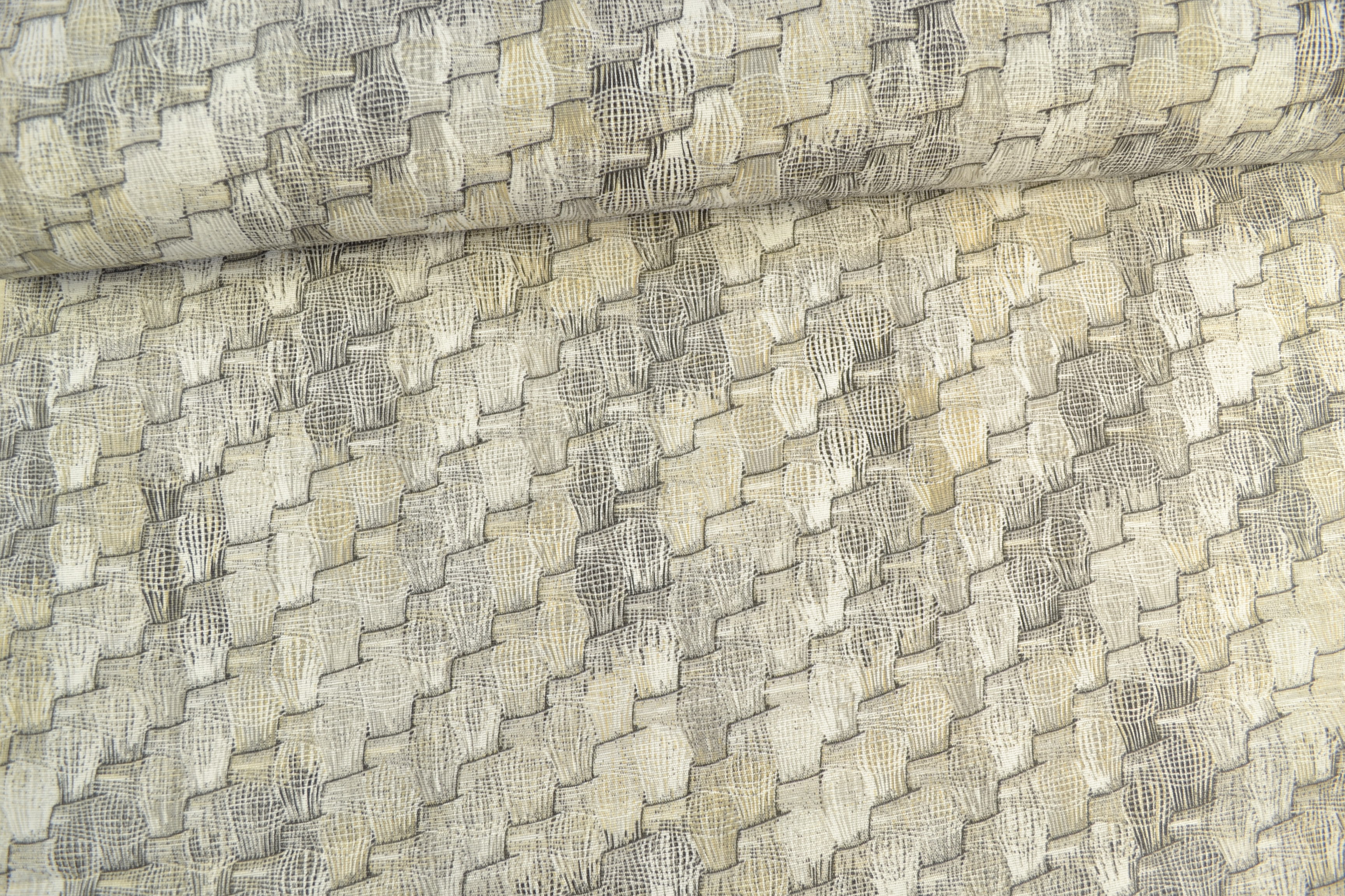 Canvas Deko Stoff geometrisches Muster