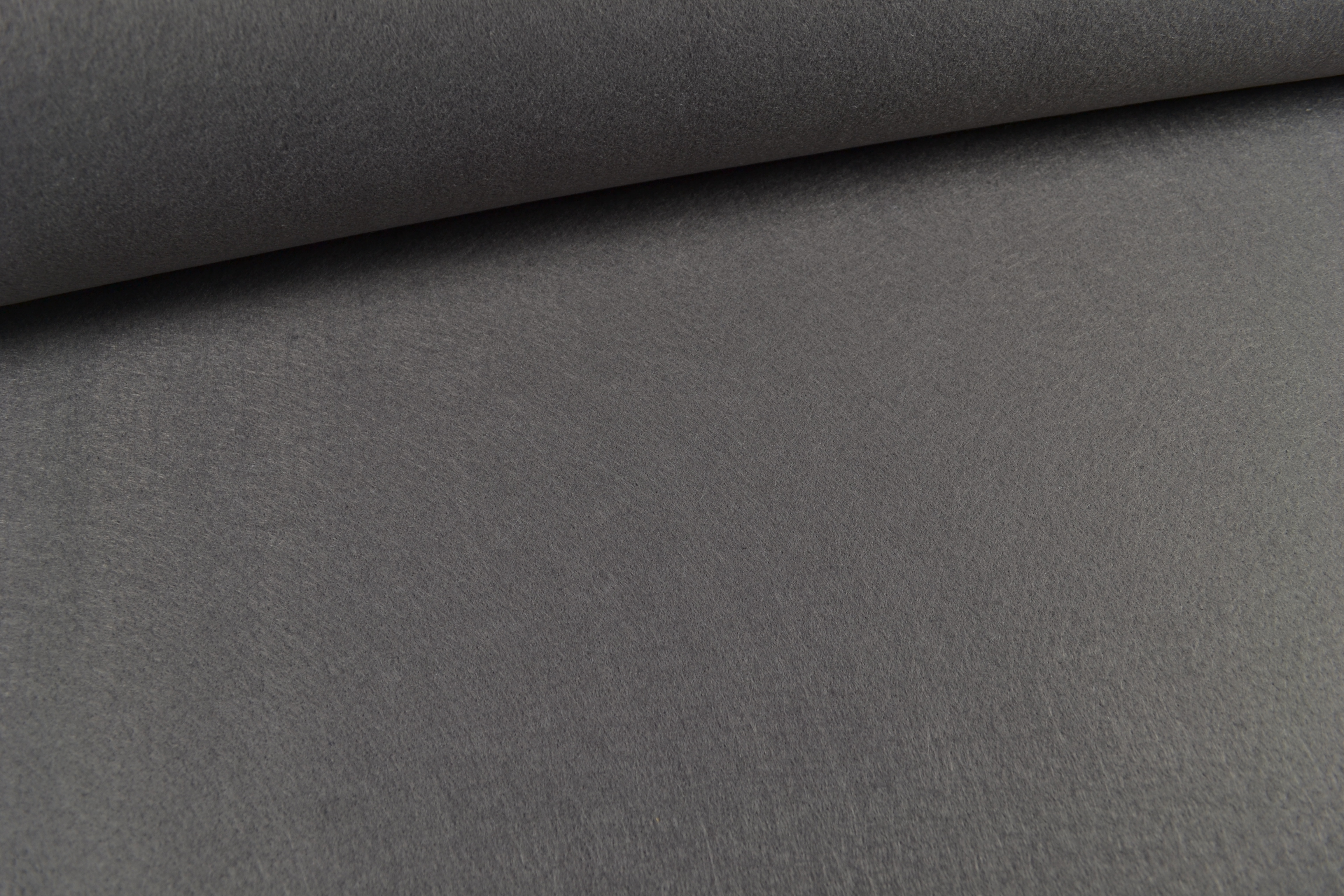 Filz, 3mm, 90cm breit, dunkelgrau