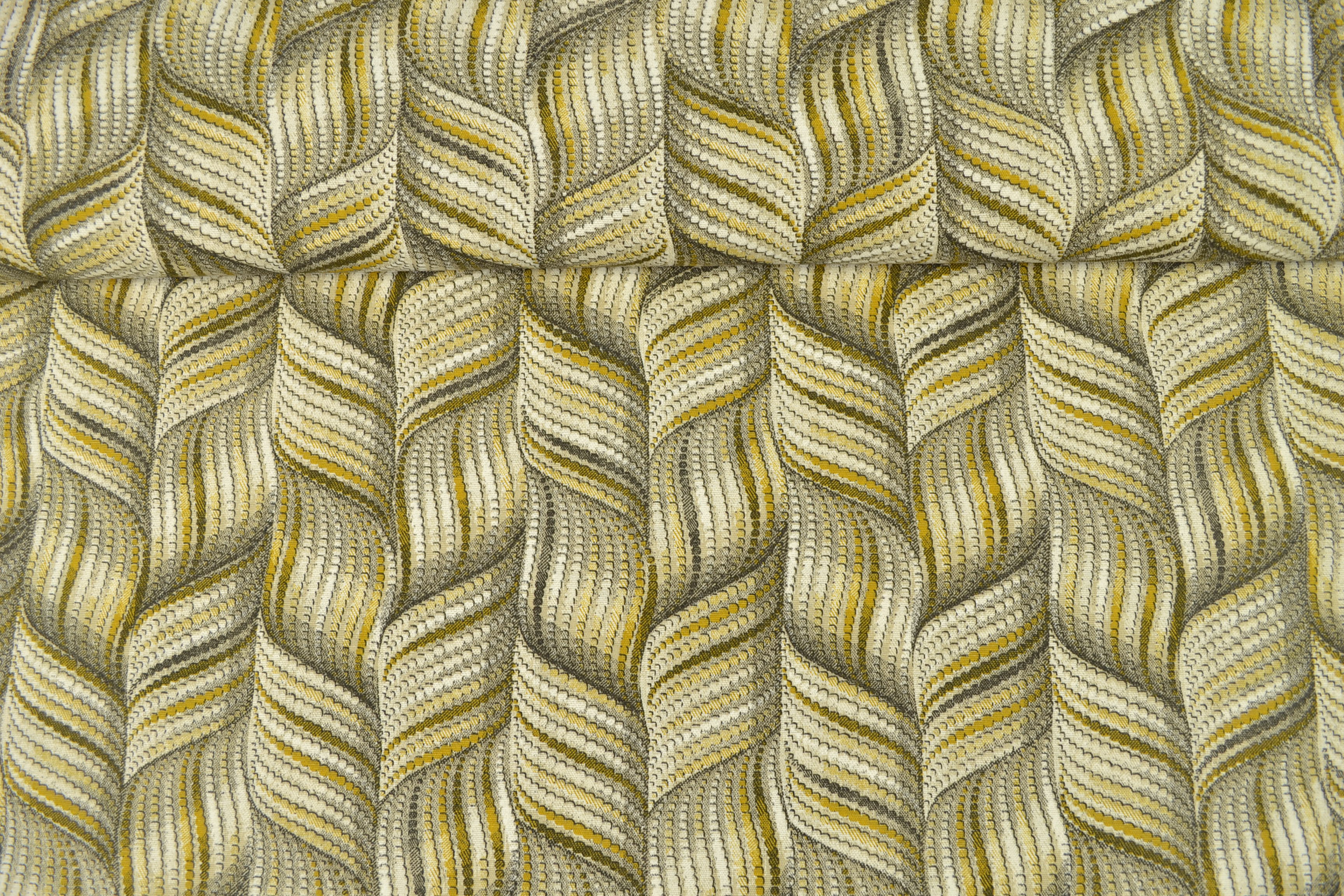 Canvas Deko Stoff  Zopfmuster, beige