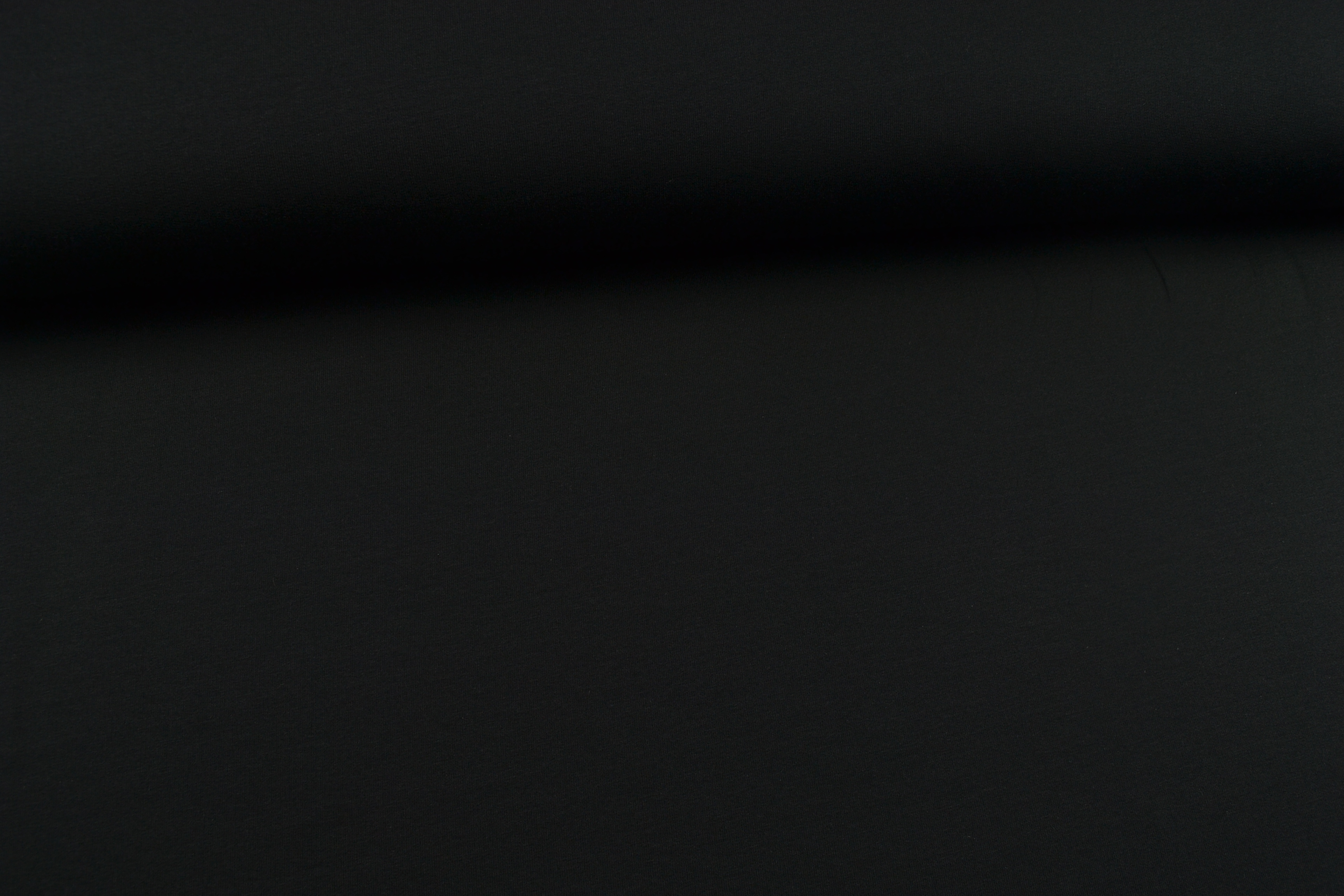 French Terry uni angeraut, schwarz