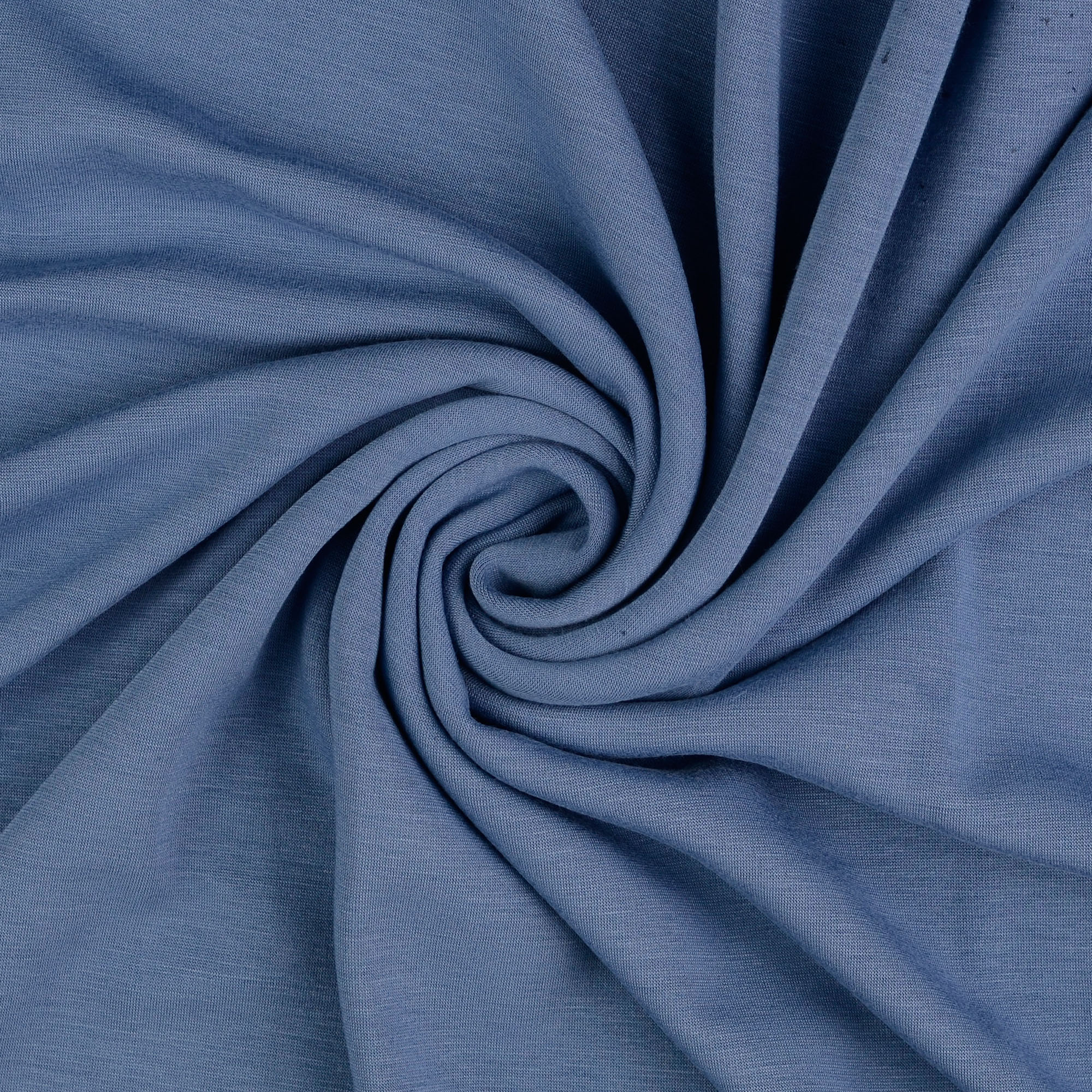 Alpenfleece uni, rauchblau