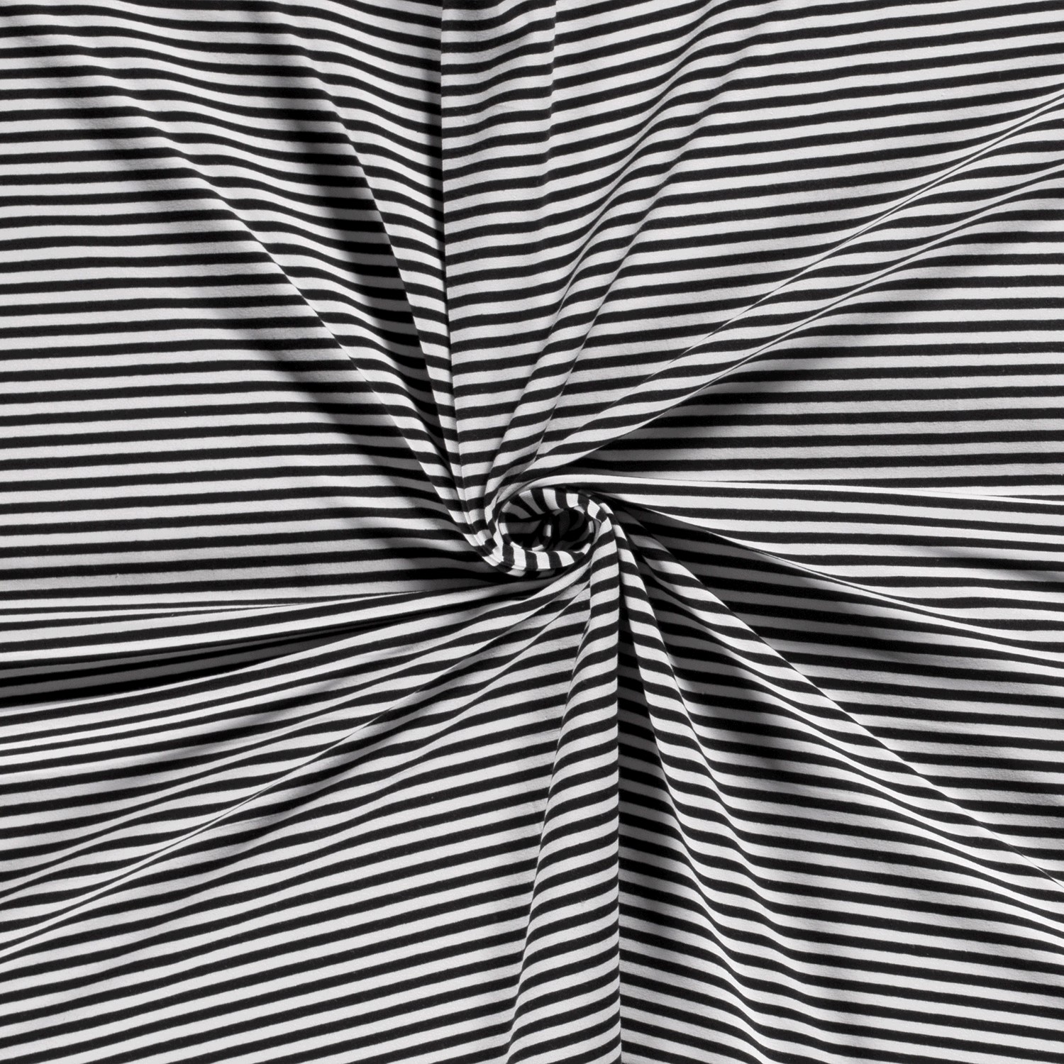 Jersey garngefärbt streifen optisches weiß