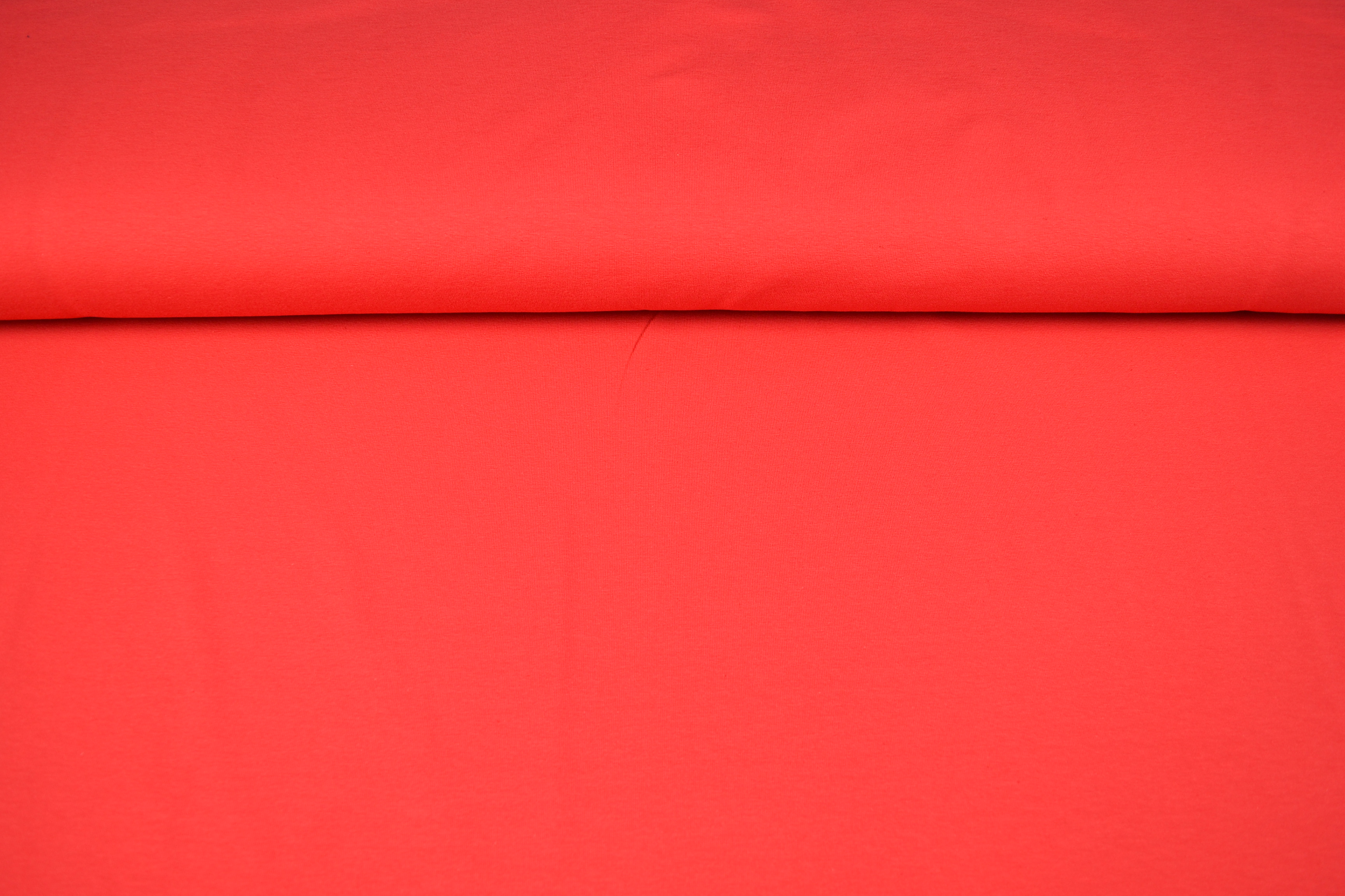 Baumwolljersey uni, rot