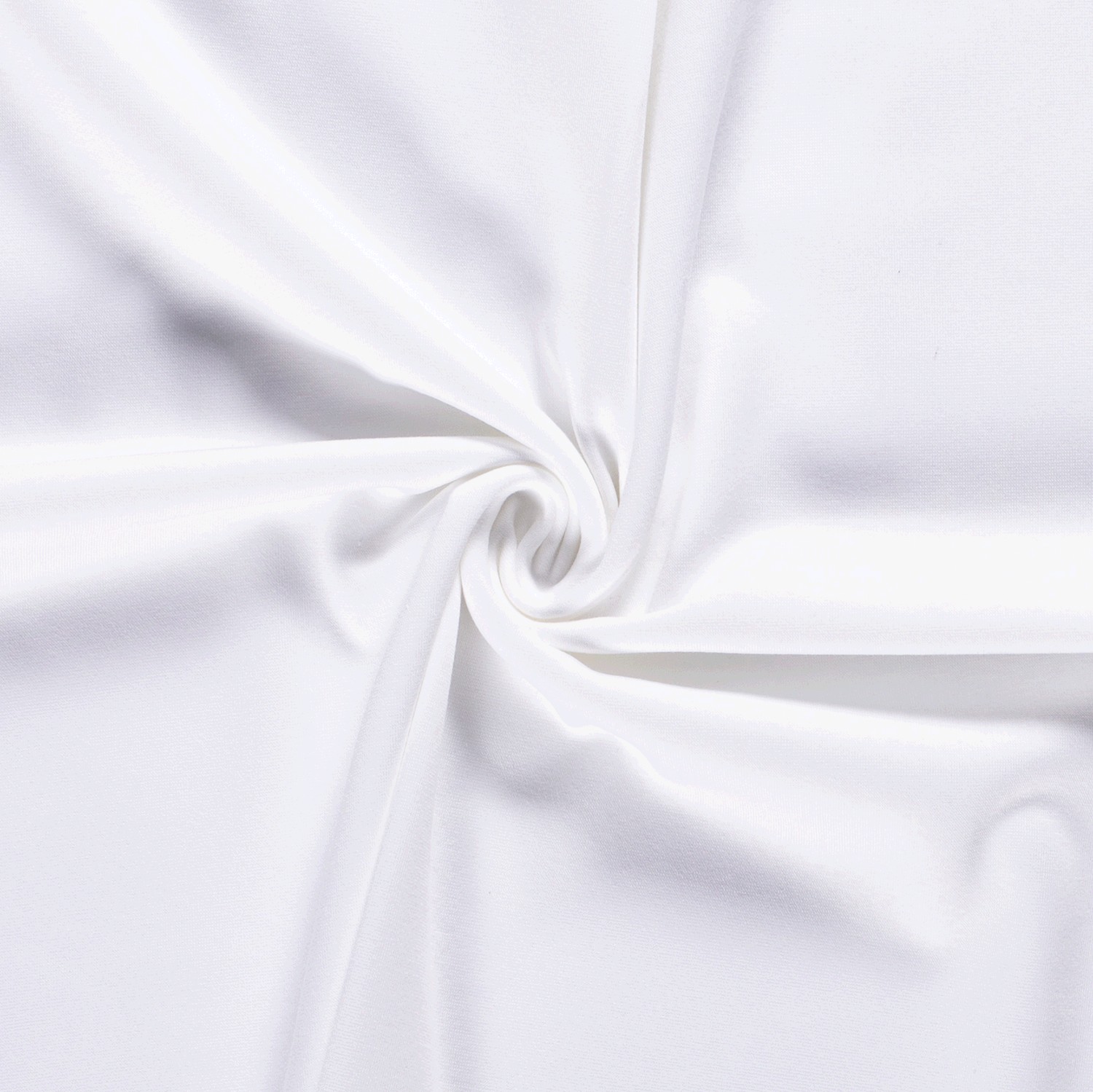 Sweatstoff Wintersweat uni optisches weiß