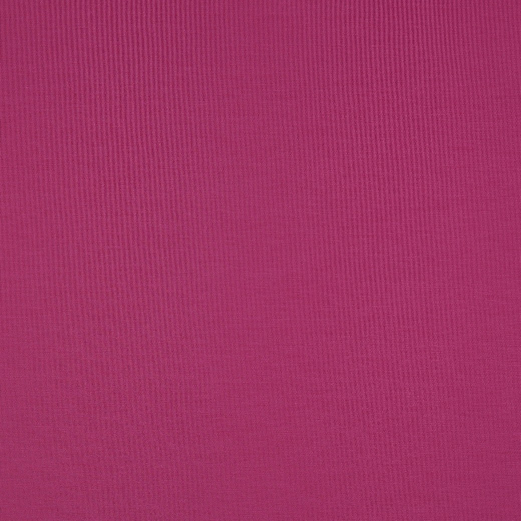 BAUMWOLLE INTERLOCK JERSEY - FUCHSIA