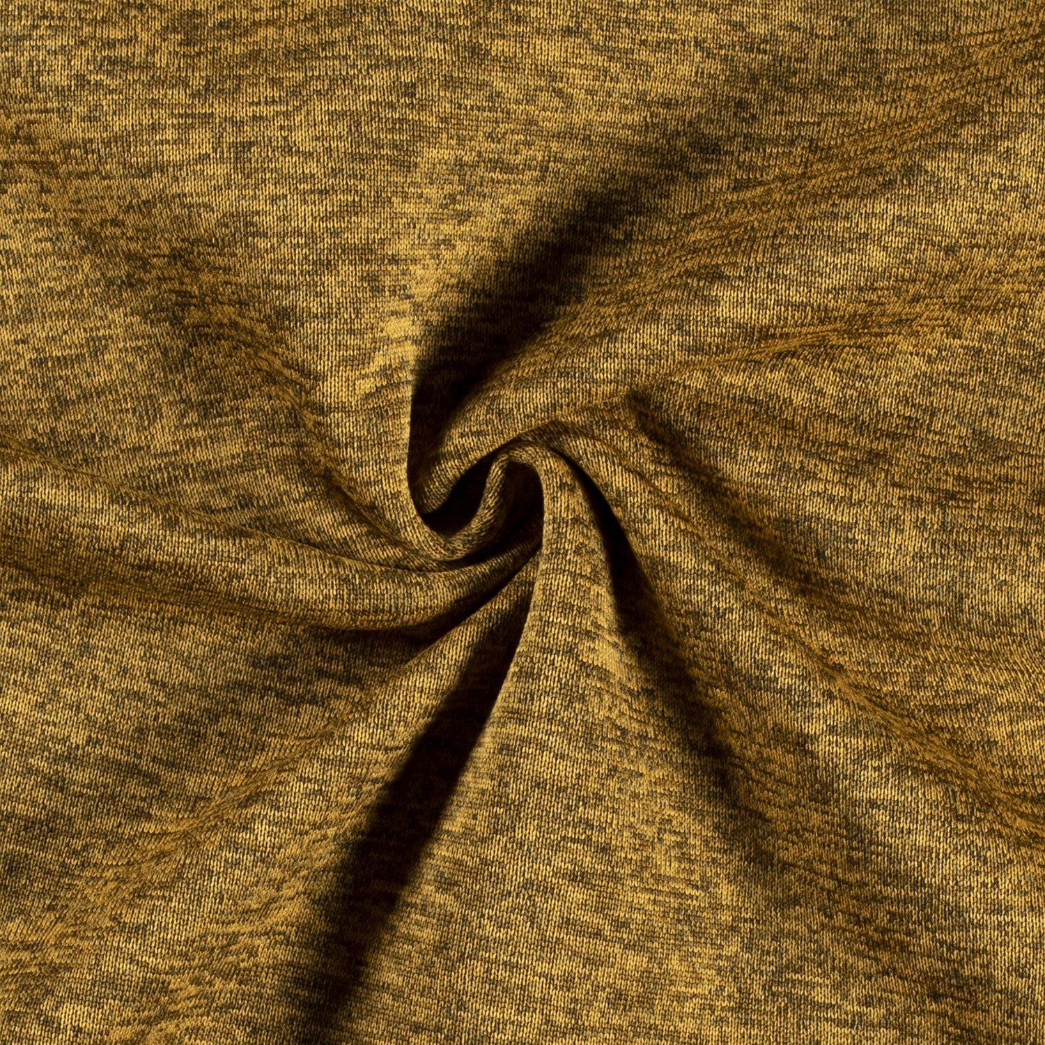 Jogging Stoff gebürstet uni ocker
