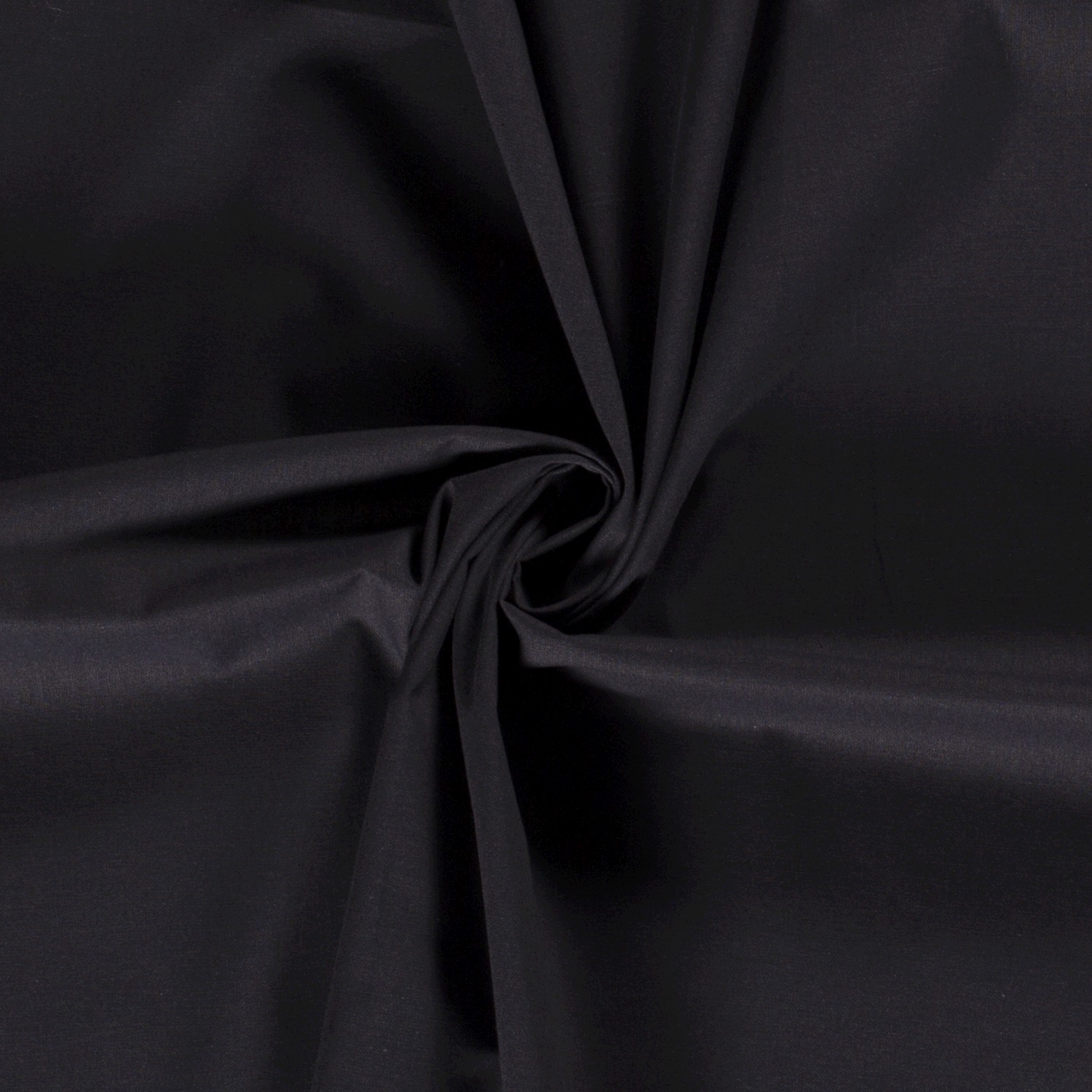 Baumwolle Cretonne uni dunkelgrau