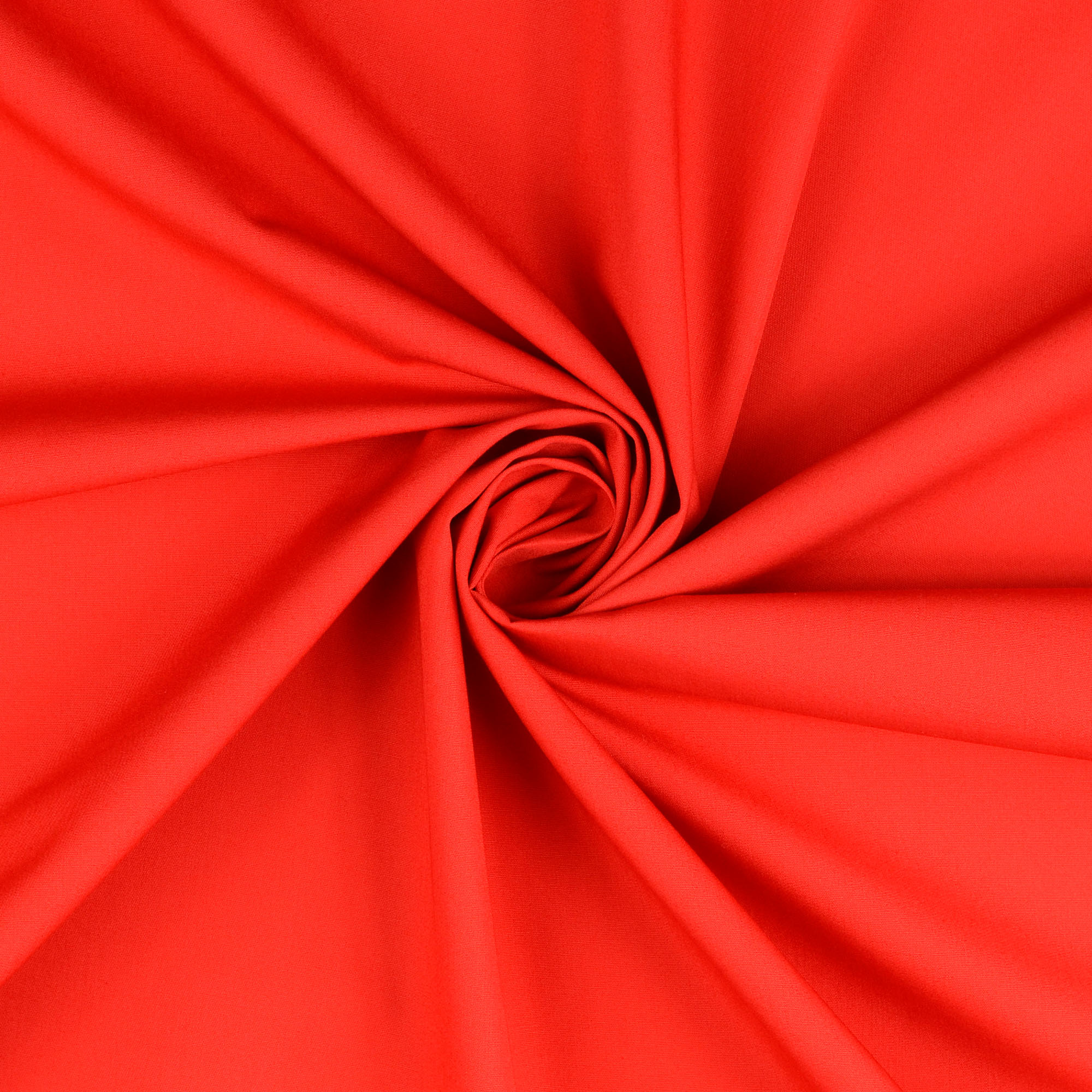 Baumwollstoff, Fahnentuch, hochrot