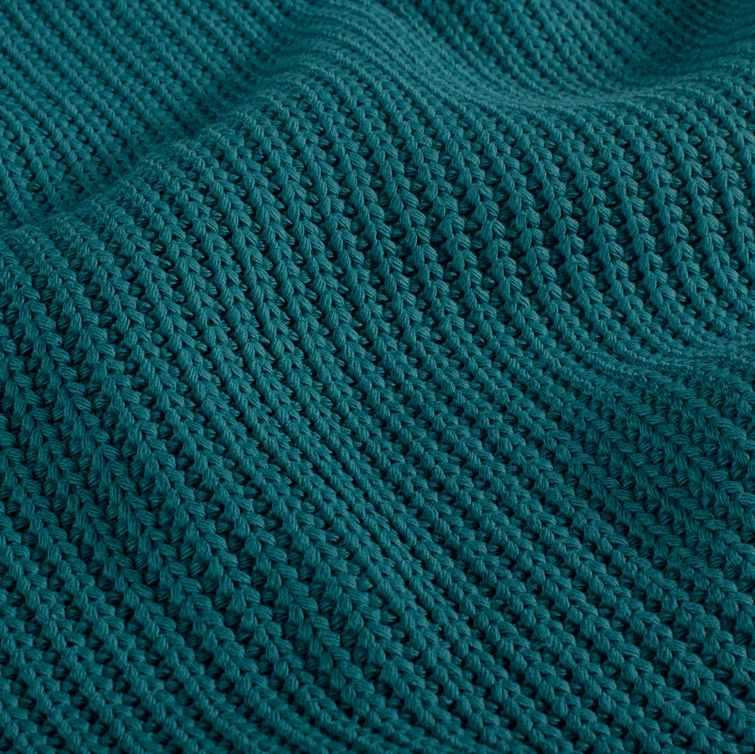 Strickstoff uni petrol