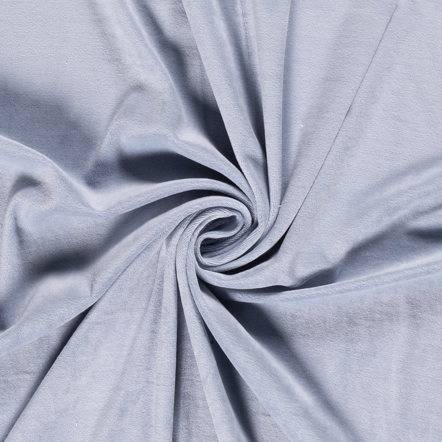 Nicki Stoff uni babyblau